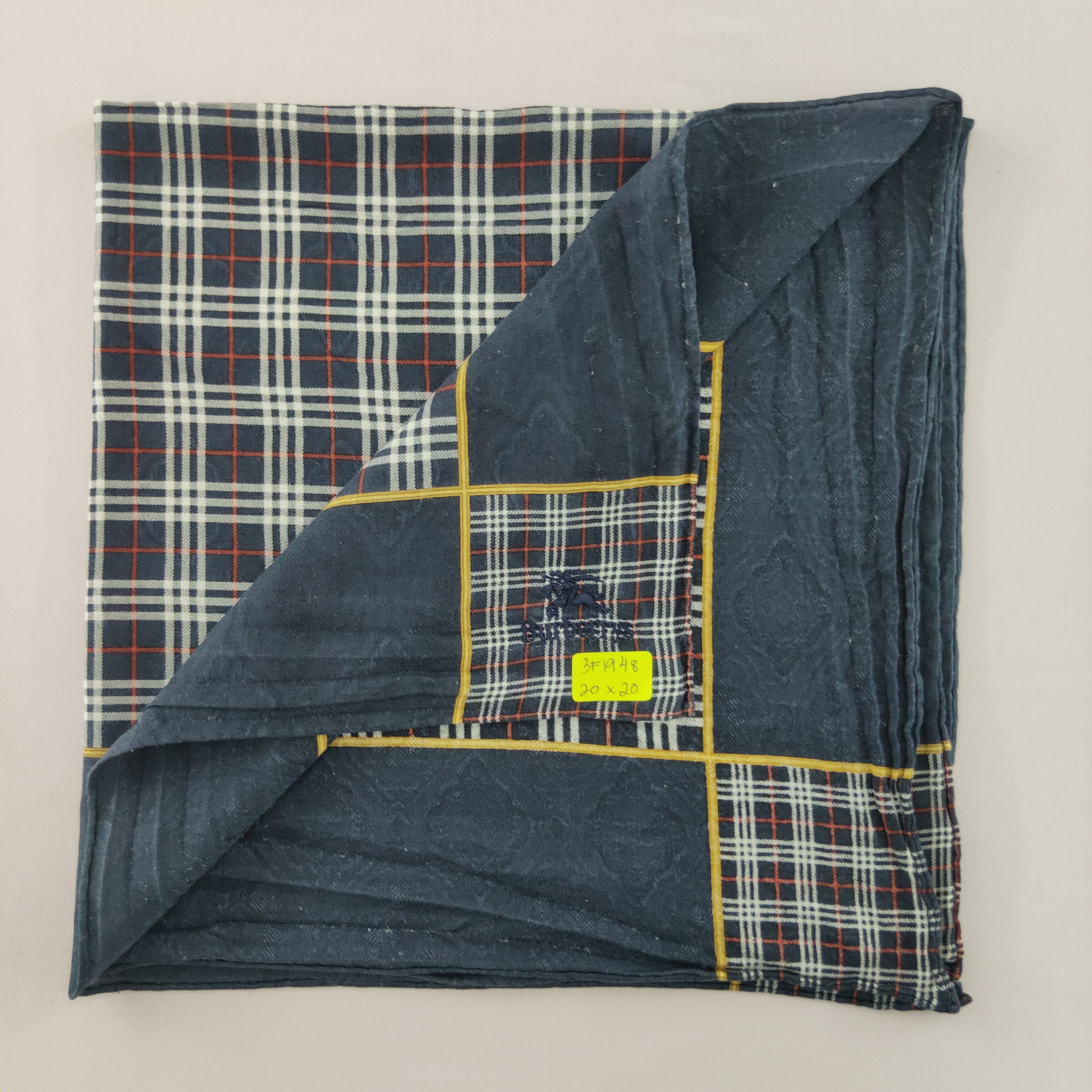 Burberry × Vintage Burberry Handkerchief neckerchief bandana - 3F1948 Size ONE SIZE - 3 Thumbnail