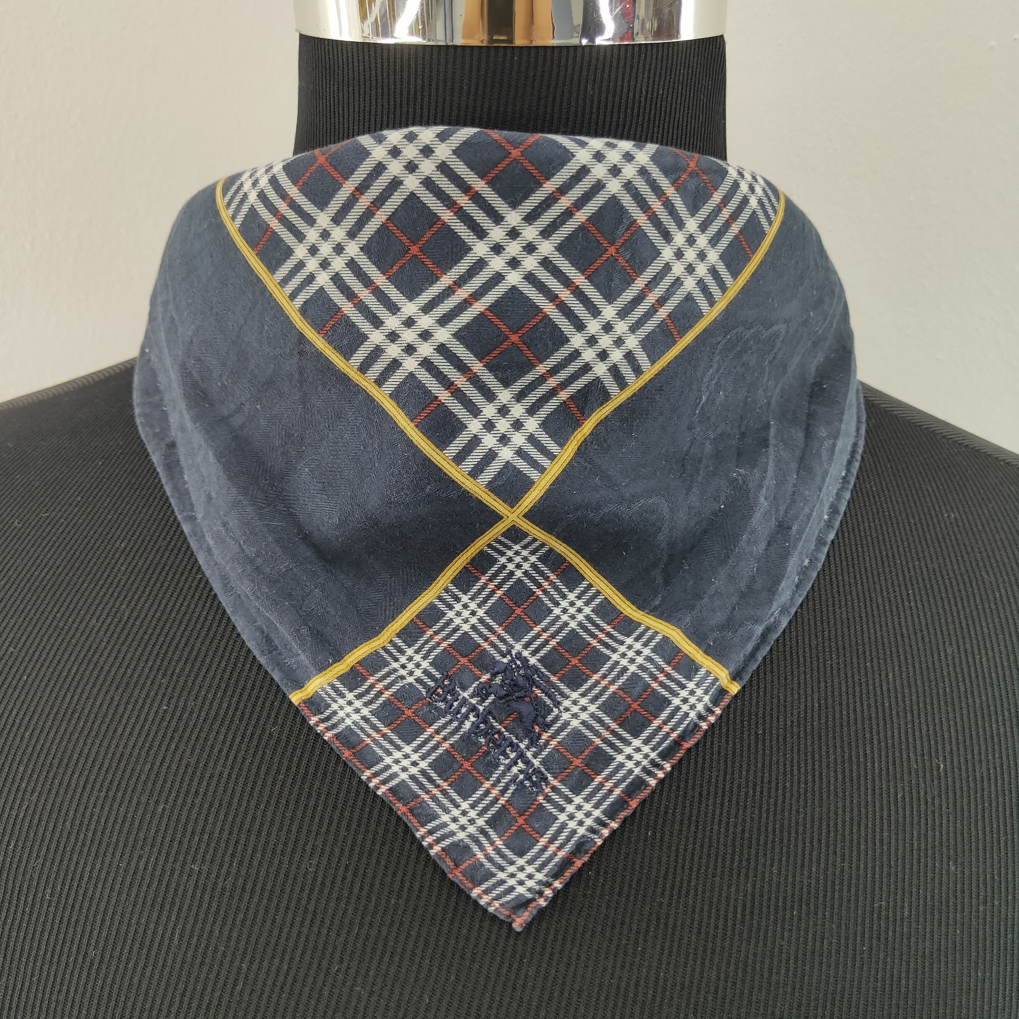 Burberry × Vintage Burberry Handkerchief neckerchief bandana - 3F1948 Size ONE SIZE - 1 Thumbnail