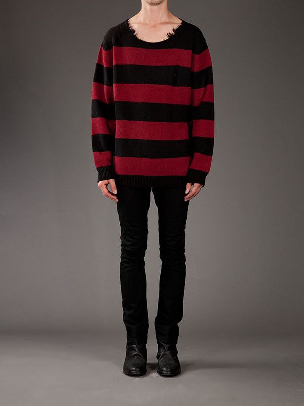 Dead Meat Kurt Cobain destroyed merino wool knit Size US M / EU 48-50 / 2 - 1 Thumbnail