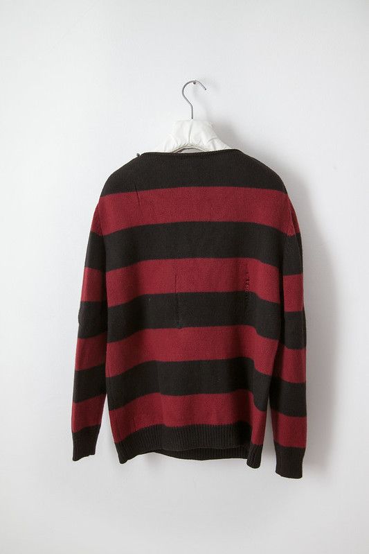 Dead Meat Kurt Cobain destroyed merino wool knit Size US M / EU 48-50 / 2 - 4 Thumbnail