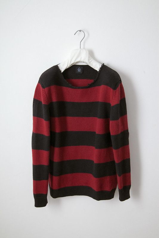 Dead Meat Kurt Cobain destroyed merino wool knit Size US M / EU 48-50 / 2 - 2 Thumbnail