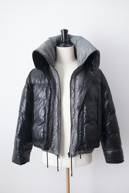 Pre-owned Raf Simons Aw08 Alien Puffer Jacket In Gray