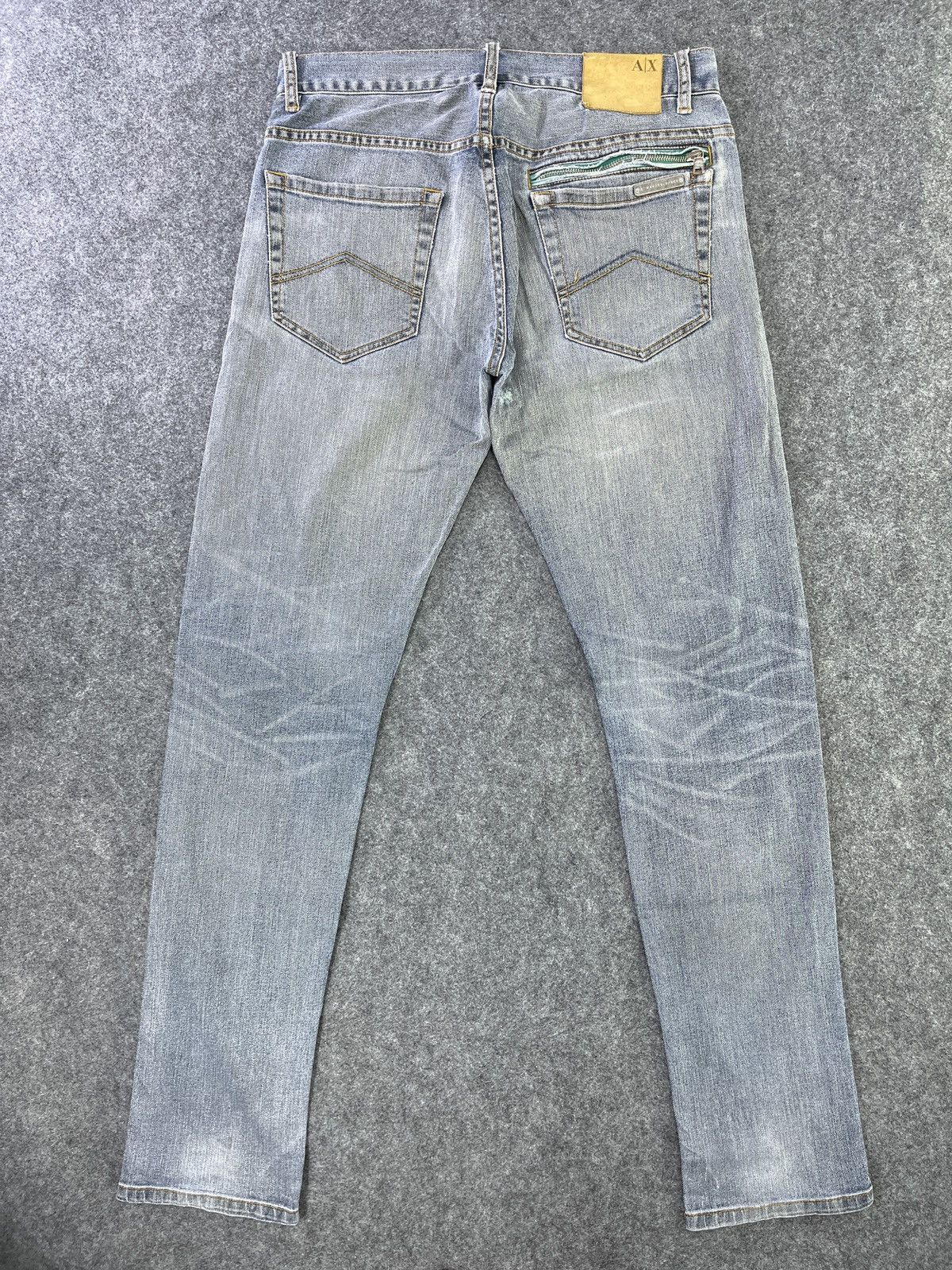 Armani Exchange Armani Exchange Faded Wash Jeans - J949 Size US 33 - 2 Thumbnail