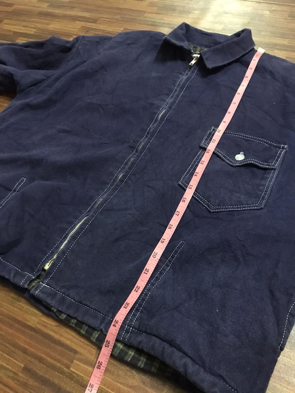 Vintage Birdwell indigo Jacket single pocket Size US L / EU 52-54 / 3 - 6 Thumbnail