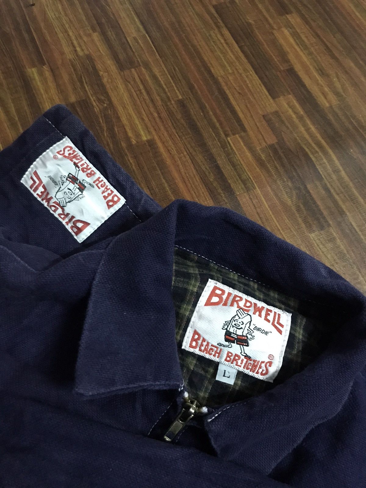 Vintage Birdwell indigo Jacket single pocket Size US L / EU 52-54 / 3 - 2 Thumbnail