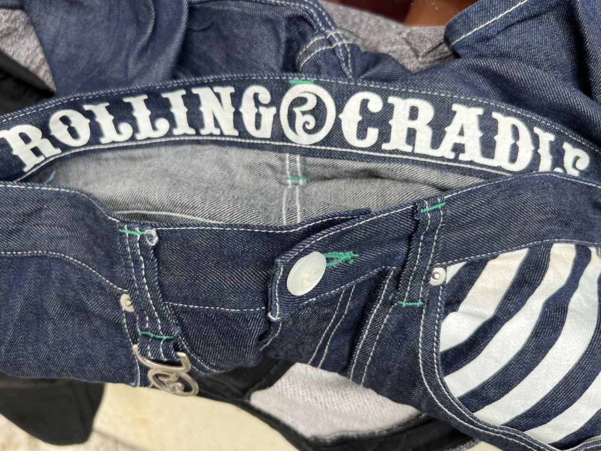 Vintage Rolling Cradle Japan Wide Denim Cargo Jeans Size US 32 / EU 48 - 22 Thumbnail