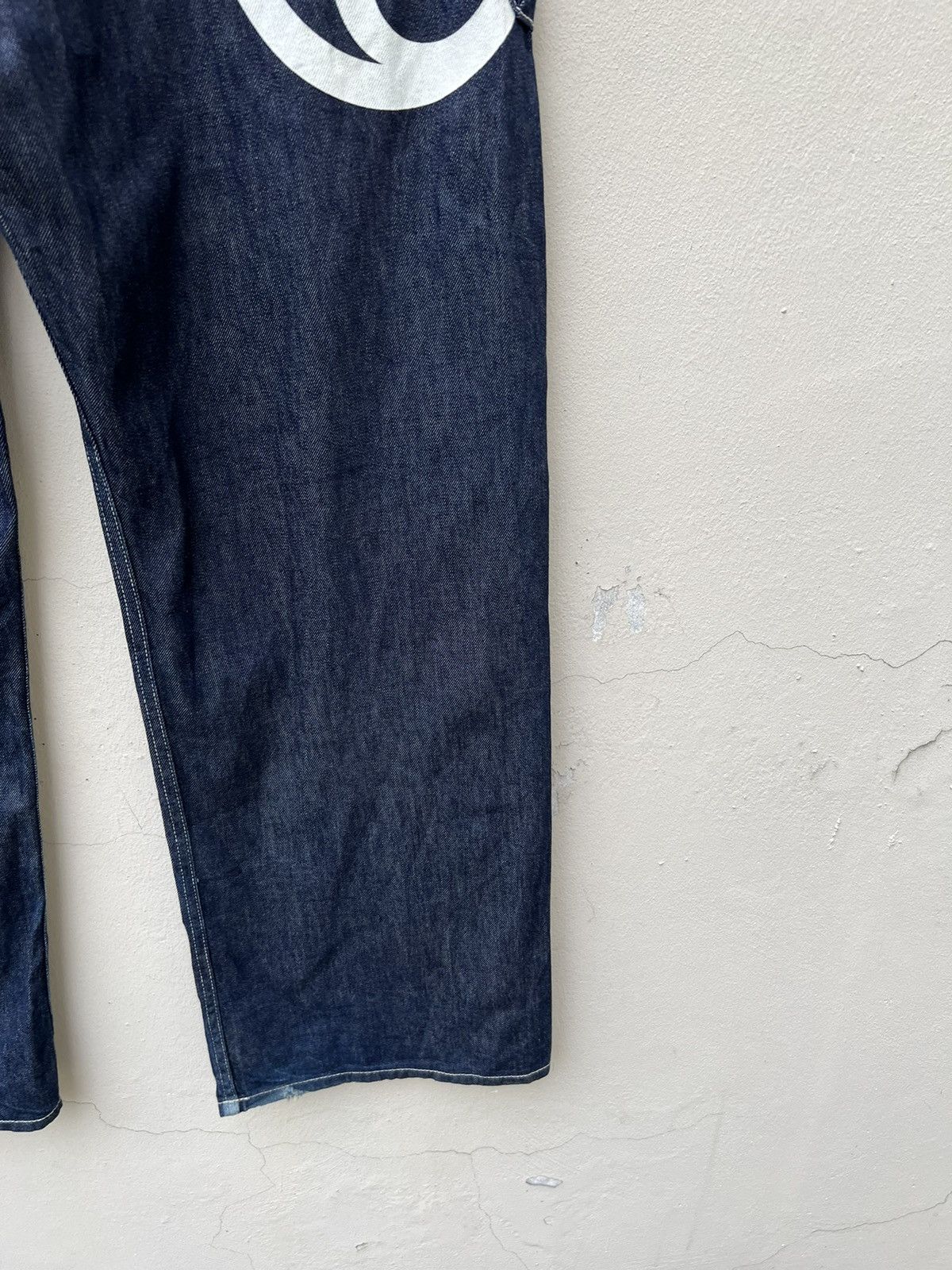 Vintage Rolling Cradle Japan Wide Denim Cargo Jeans Size US 32 / EU 48 - 18 Thumbnail