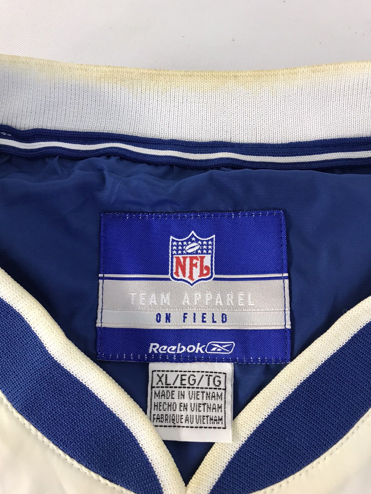 Reebok × Vintage Reebok Team Apparel Indianapolis Colts Spell Out Design Size US XL / EU 56 / 4 - 6 Thumbnail