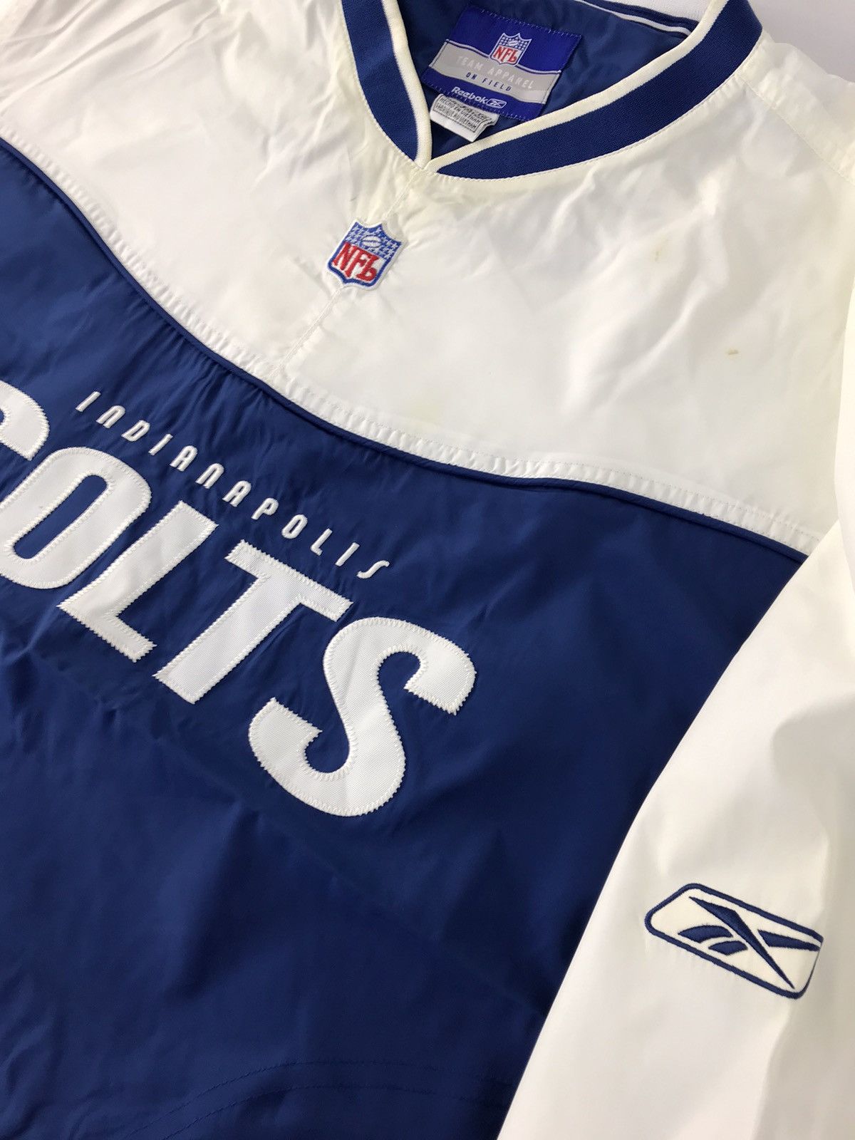 Reebok × Vintage Reebok Team Apparel Indianapolis Colts Spell Out Design Size US XL / EU 56 / 4 - 4 Thumbnail