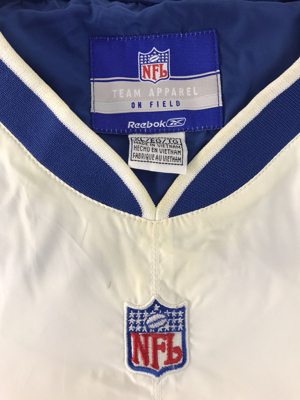 Reebok × Vintage Reebok Team Apparel Indianapolis Colts Spell Out Design Size US XL / EU 56 / 4 - 5 Thumbnail