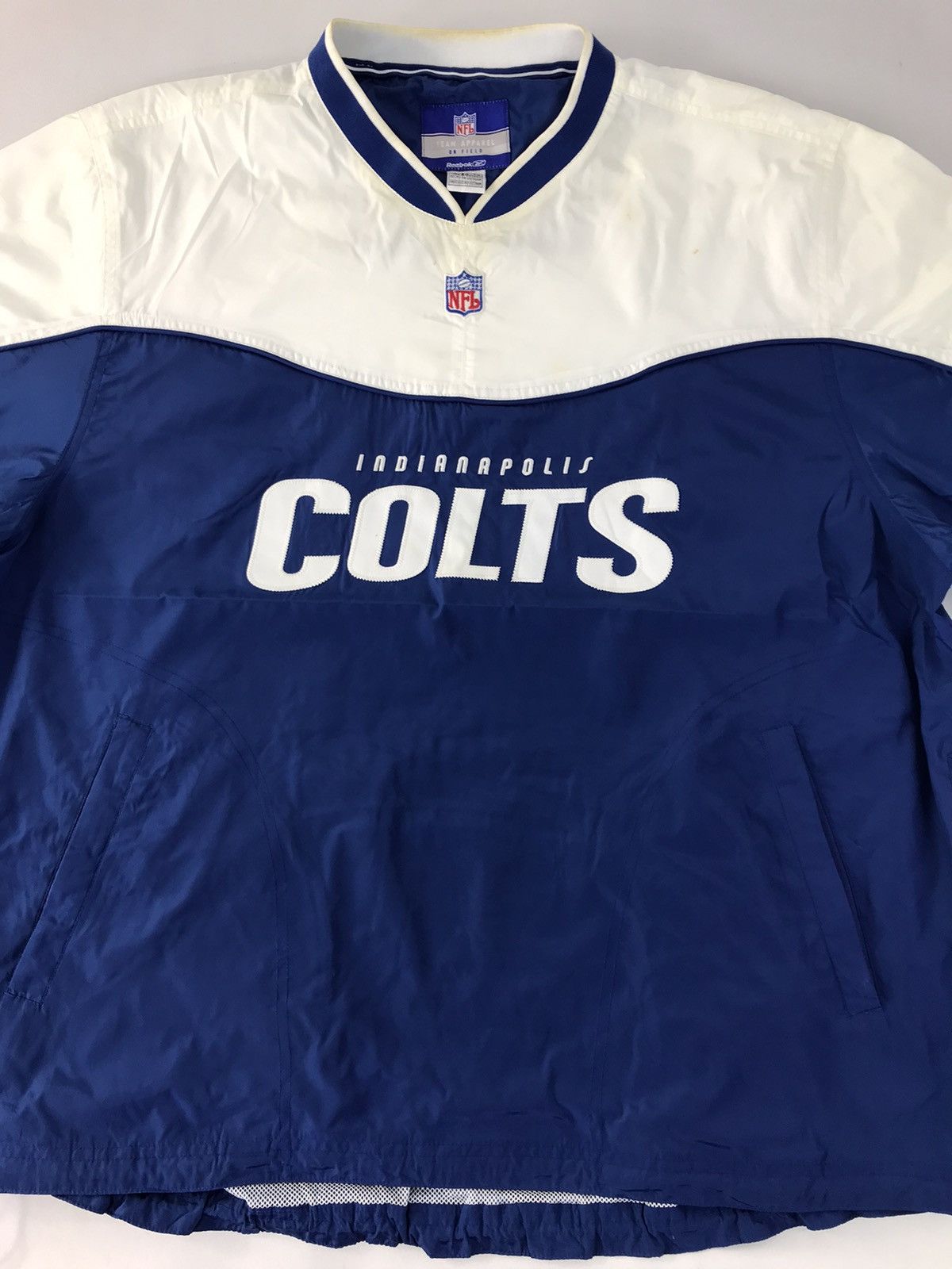 Reebok × Vintage Reebok Team Apparel Indianapolis Colts Spell Out Design Size US XL / EU 56 / 4 - 3 Thumbnail