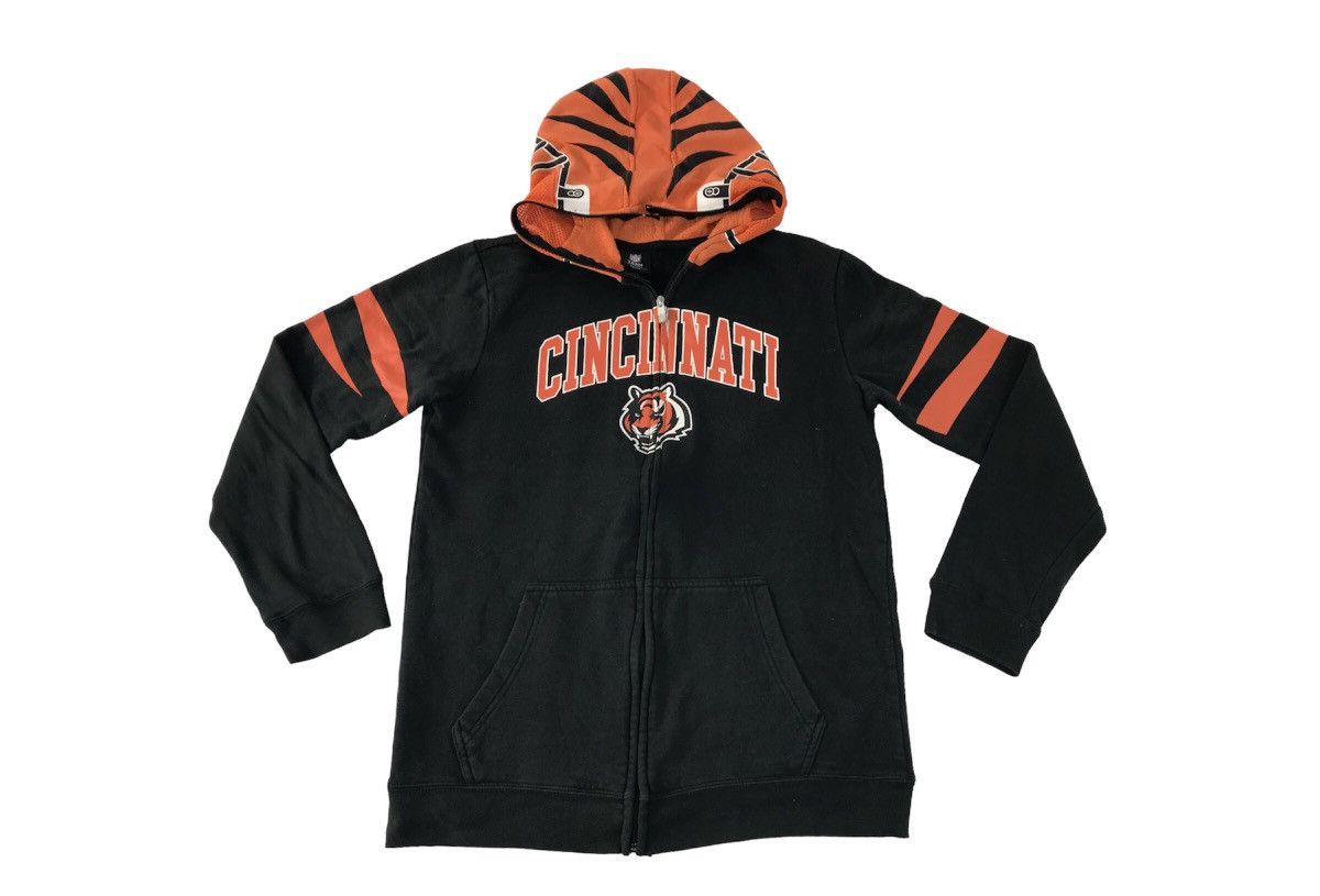 NFL × Vintage NFL Team Cincinati Bengals Hoodies Shark Design Jacket Size US M / EU 48-50 / 2 - 1 Thumbnail