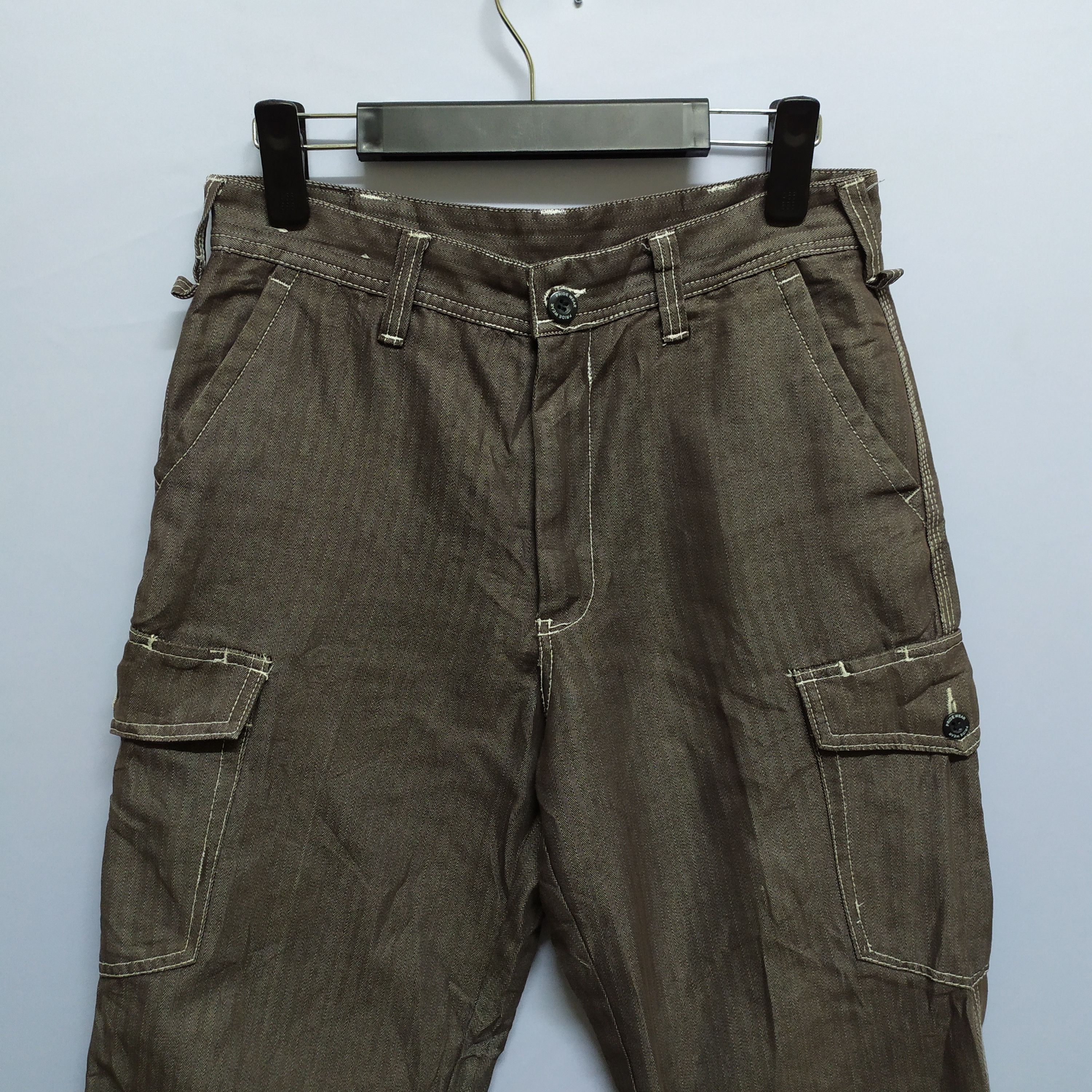Japanese Brand Pride Wear Cargo Pants Multipocket Utility Pants Size US 30 / EU 46 - 4 Thumbnail