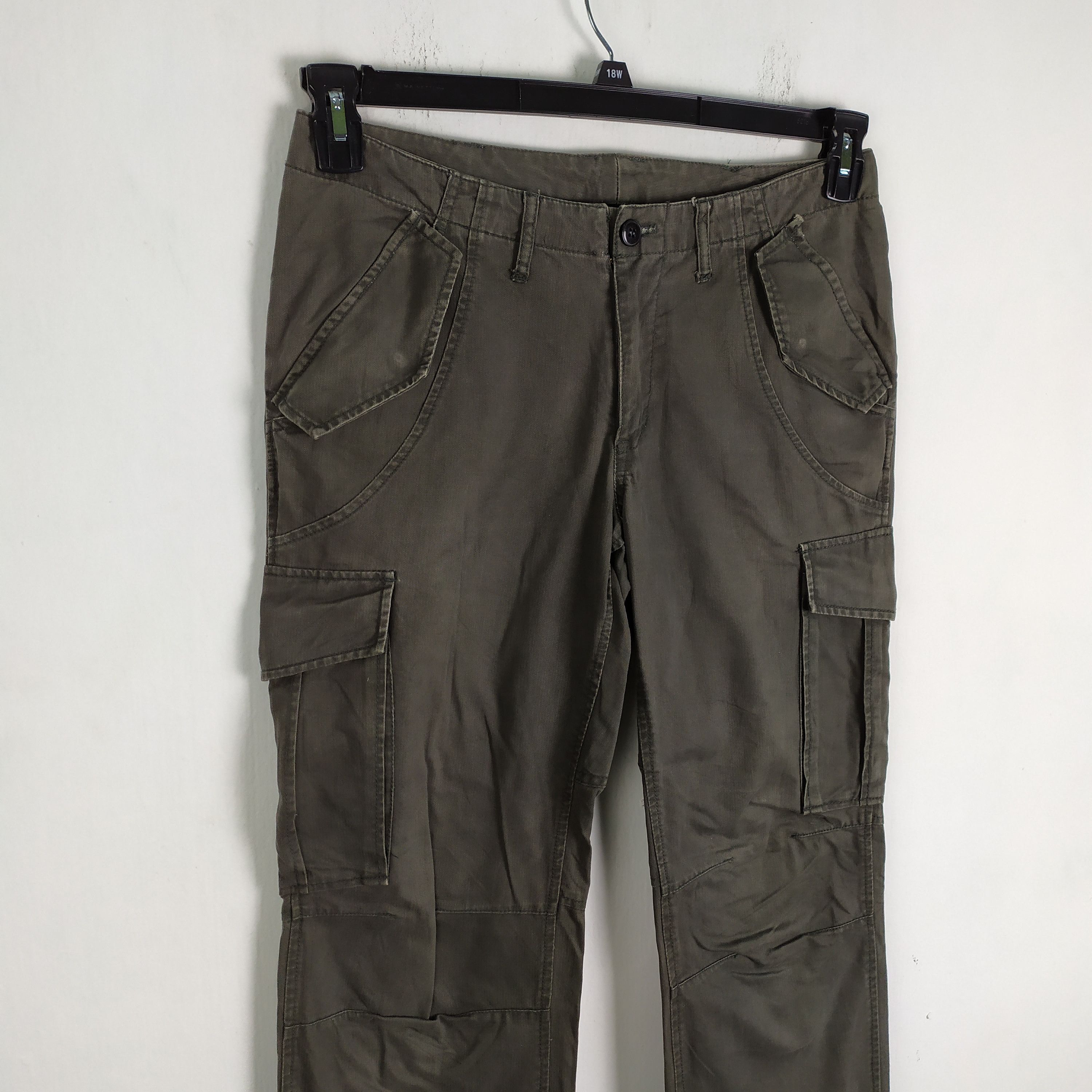 Japanese Brand × Takeo Kikuchi TEKEO KIKUCHI CARGO PANTS MULTIPOCKET WAIST 32 Size US 32 / EU 48 - 7 Thumbnail