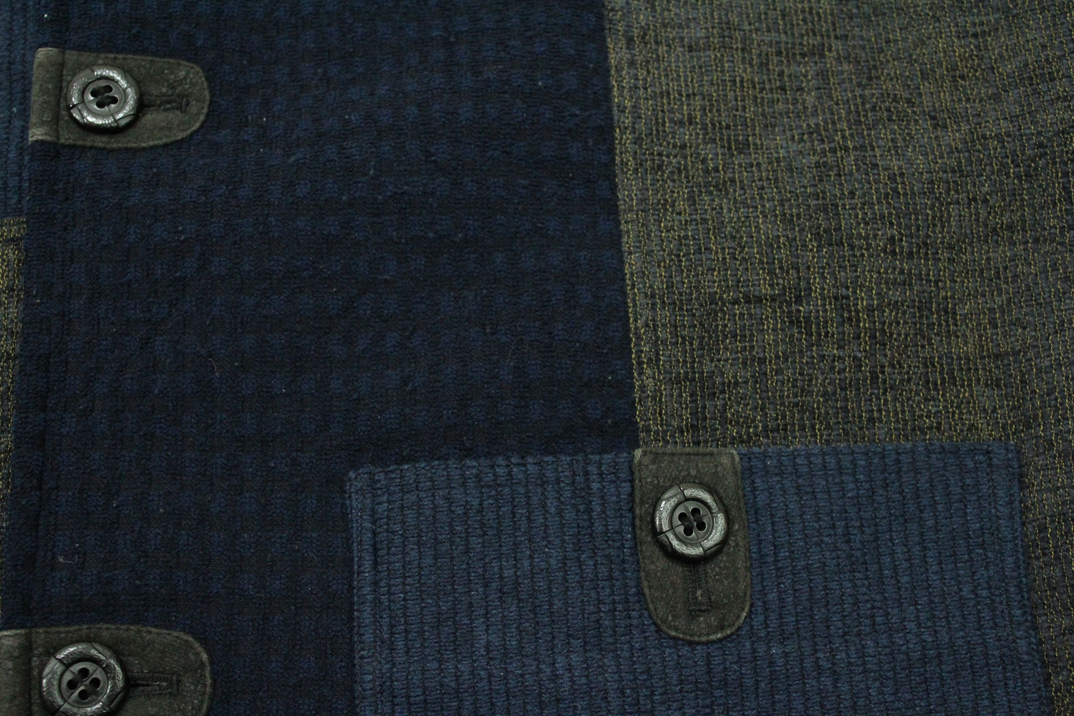 Japanese Brand PATCHWORK Jacket GIOVANUOMO Indigo Japan Size US L / EU 52-54 / 3 - 6 Thumbnail