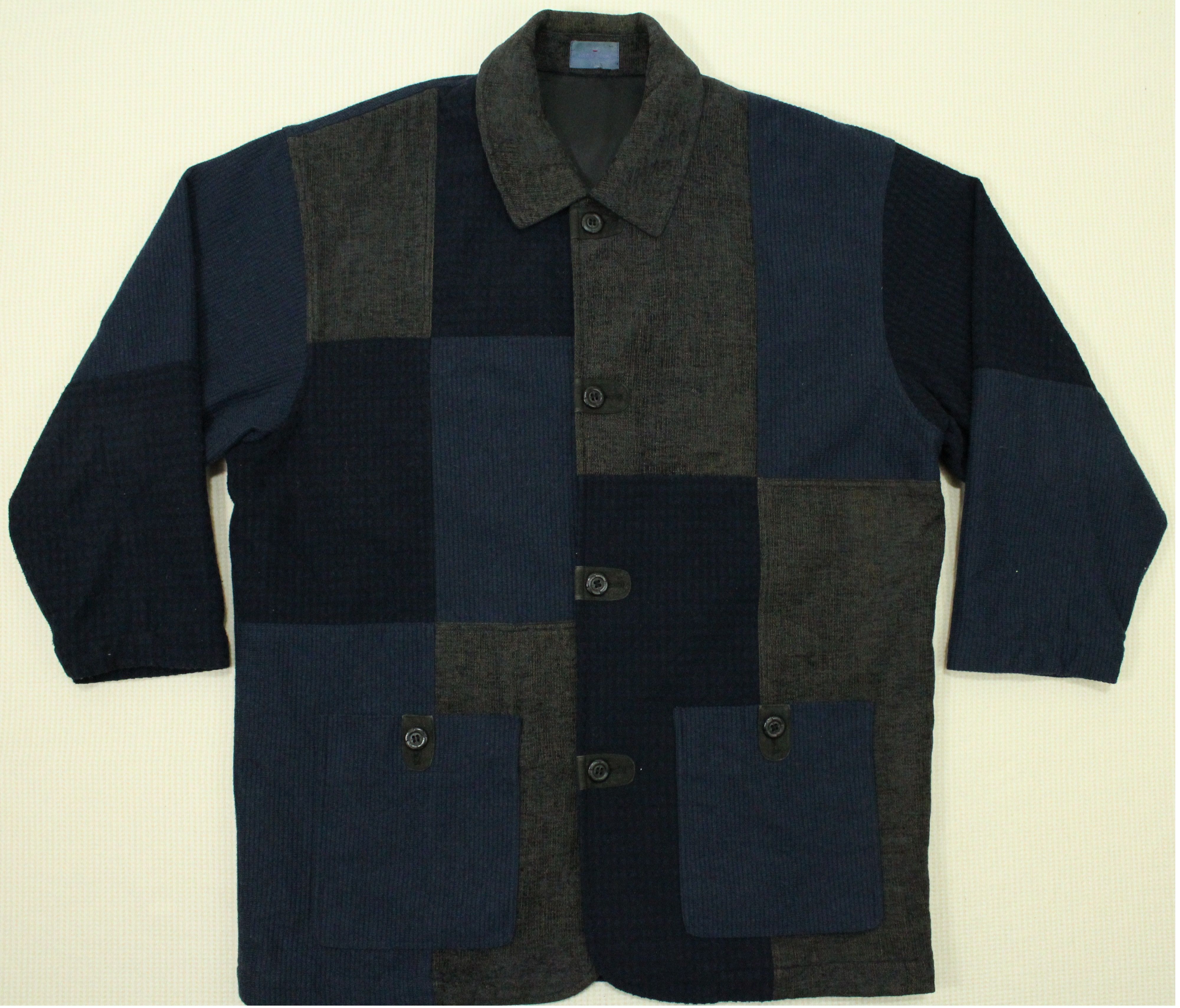 Japanese Brand PATCHWORK Jacket GIOVANUOMO Indigo Japan Size US L / EU 52-54 / 3 - 5 Thumbnail