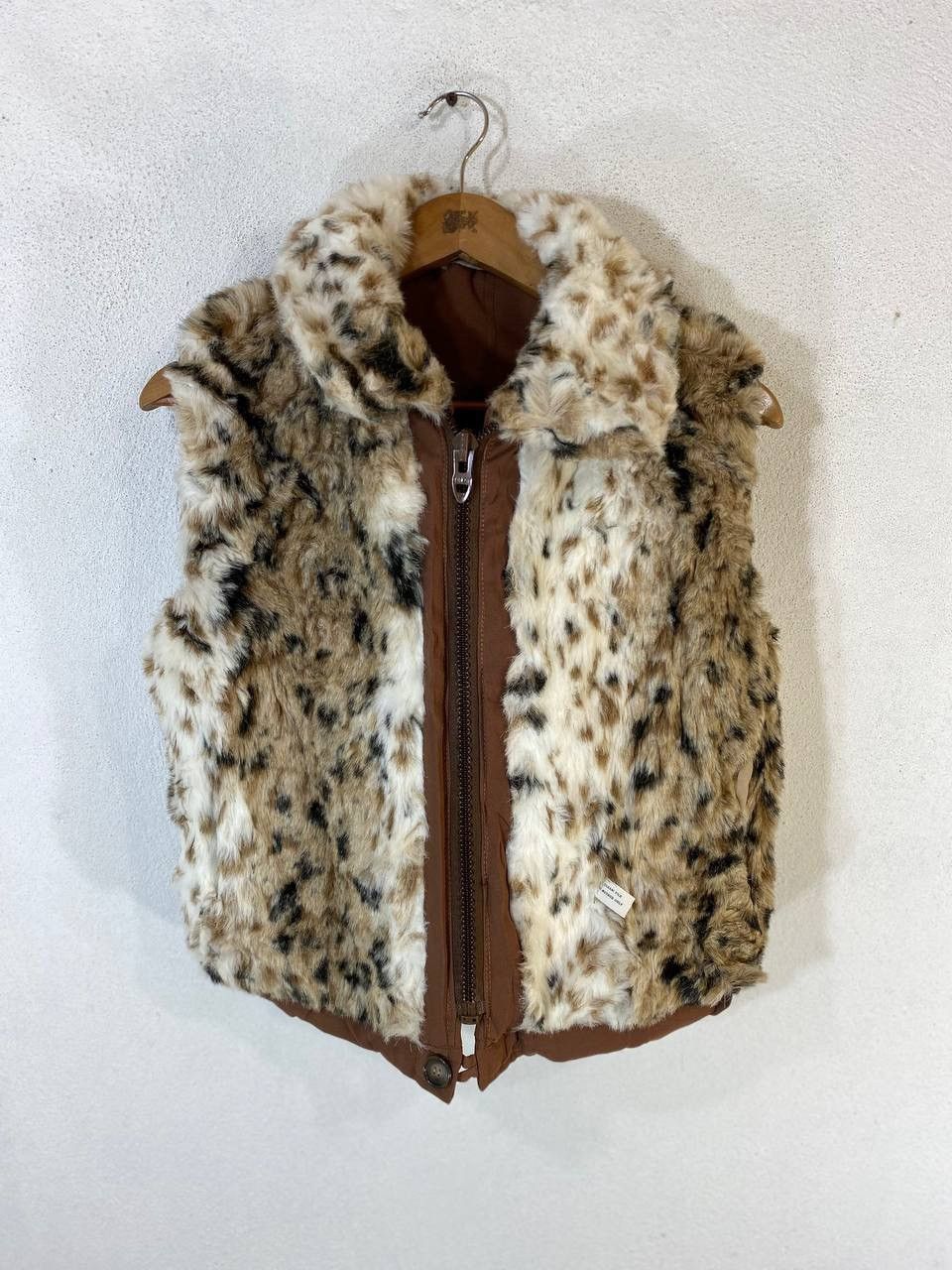Vintage Vintage Retro FAUX FUR Vest Reversible Talon Zipper Size US S / EU 44-46 / 1 - 1 Thumbnail