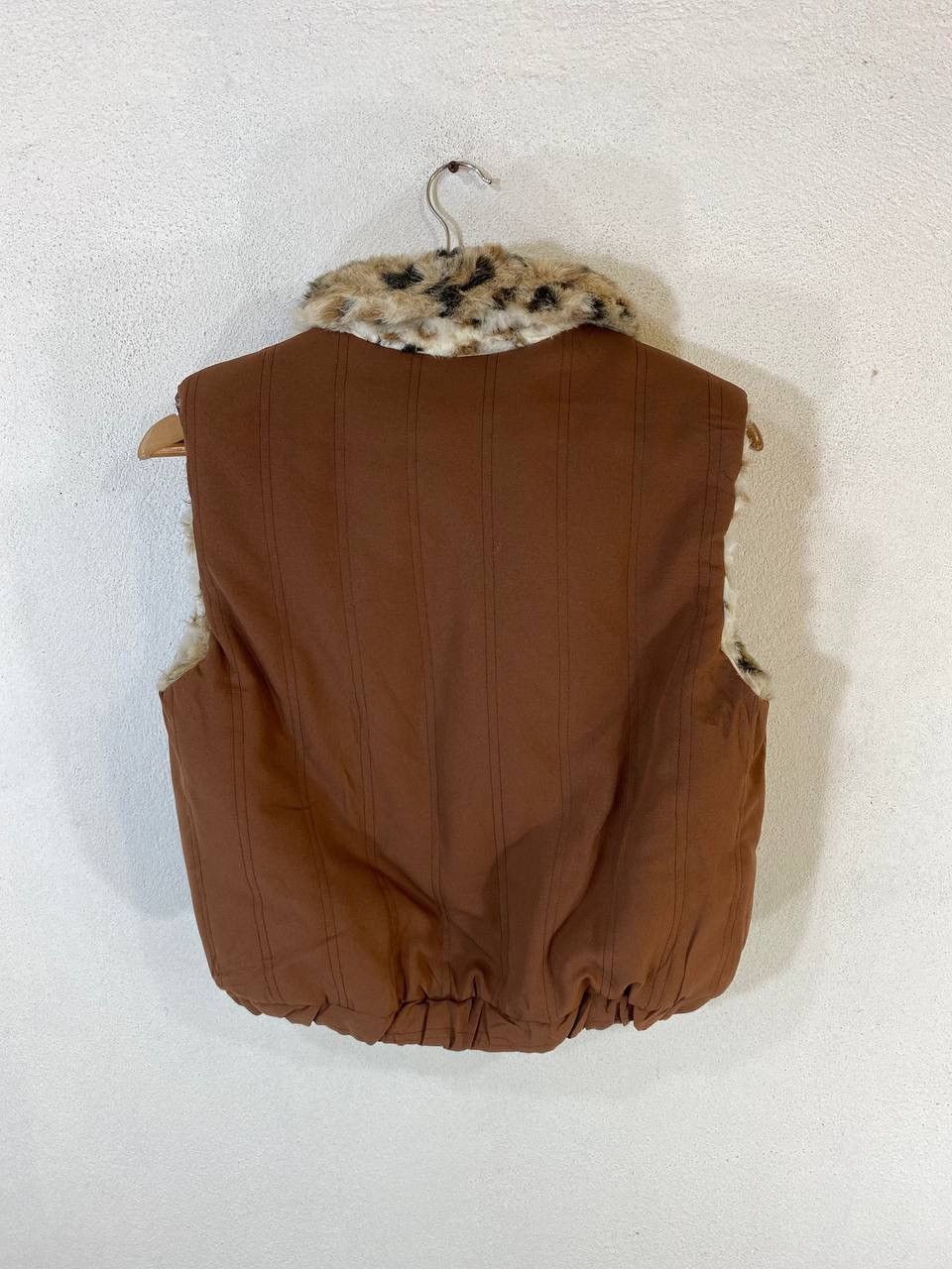 Vintage Vintage Retro FAUX FUR Vest Reversible Talon Zipper Size US S / EU 44-46 / 1 - 4 Thumbnail