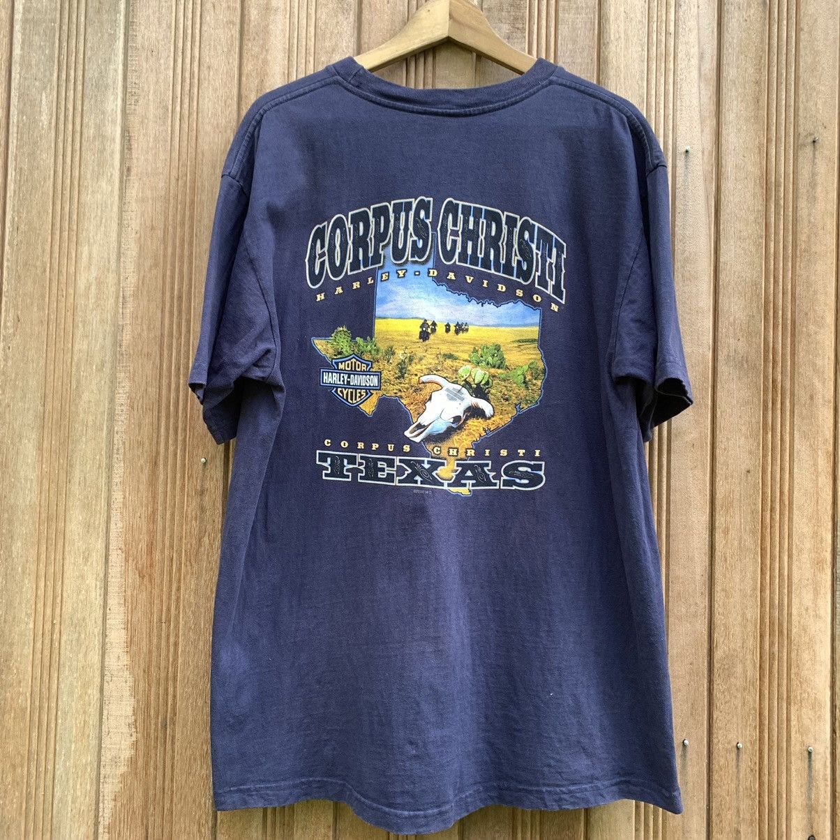 Other 🔥Thrashed Faded Harley Davidson Tee🔥 Size US XL / EU 56 / 4 - 2 Thumbnail