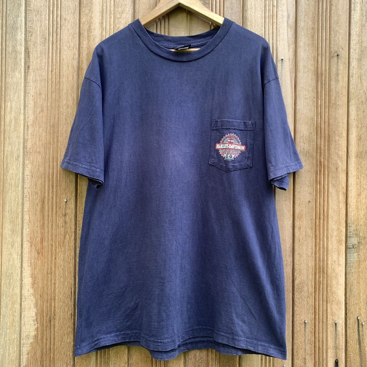 Other 🔥Thrashed Faded Harley Davidson Tee🔥 Size US XL / EU 56 / 4 - 1 Thumbnail