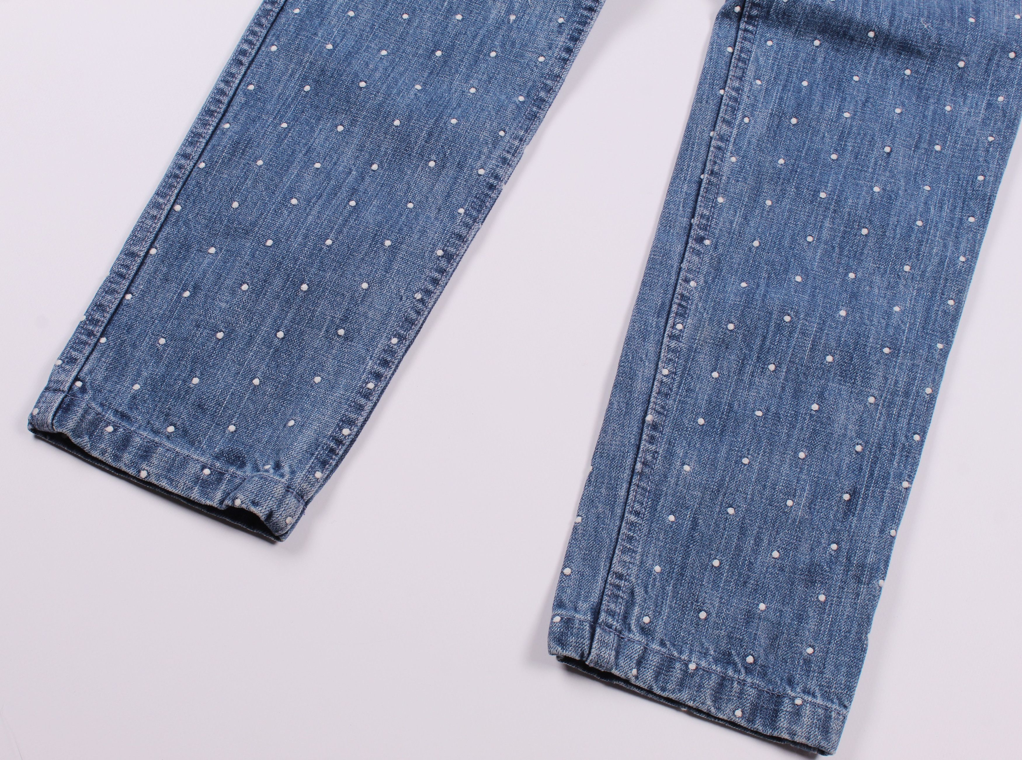 YMC YMC You Must Create Polka Dot Denim Jeans Size 29" - 4 Thumbnail