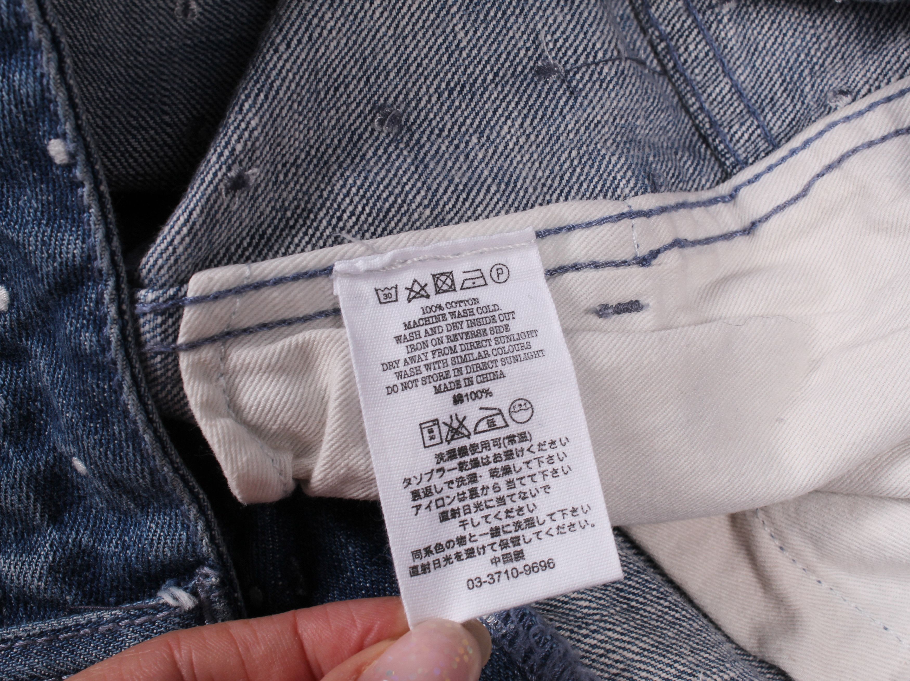 YMC YMC You Must Create Polka Dot Denim Jeans Size 29" - 5 Thumbnail