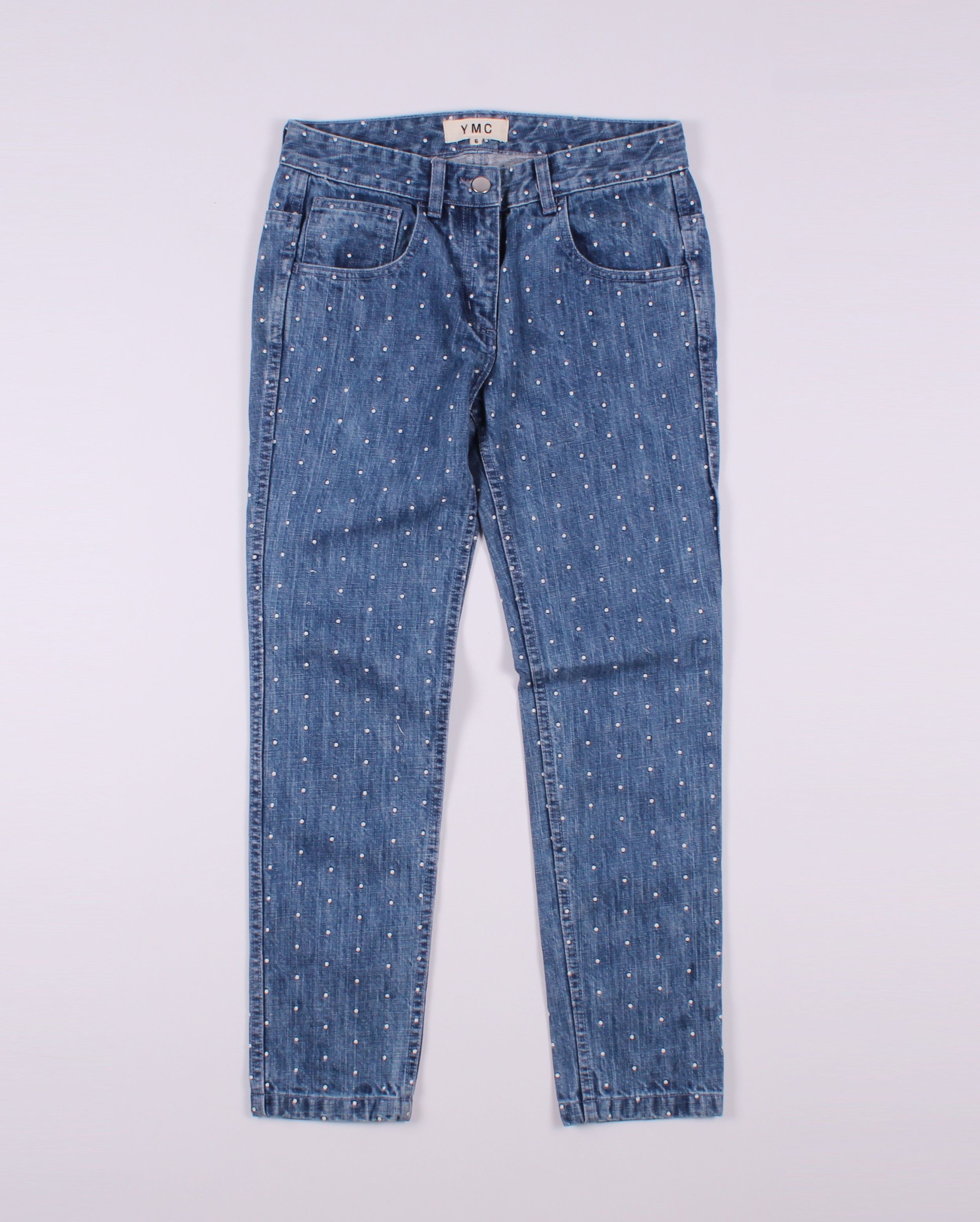 YMC YMC You Must Create Polka Dot Denim Jeans Size 29" - 1 Thumbnail