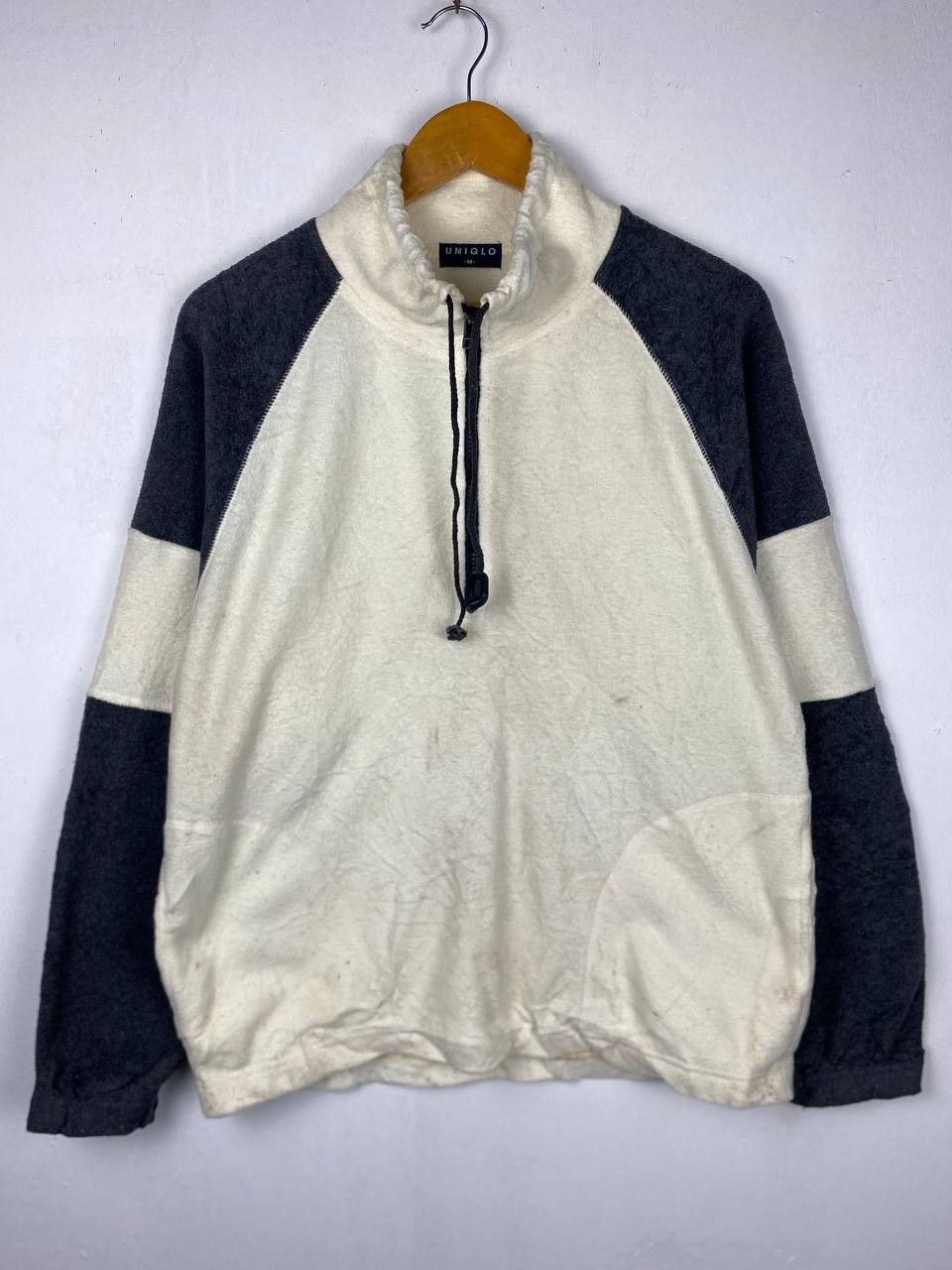 Japanese Brand vintage uniqlo half zipper fleece jacket nice design Size US M / EU 48-50 / 2 - 1 Thumbnail