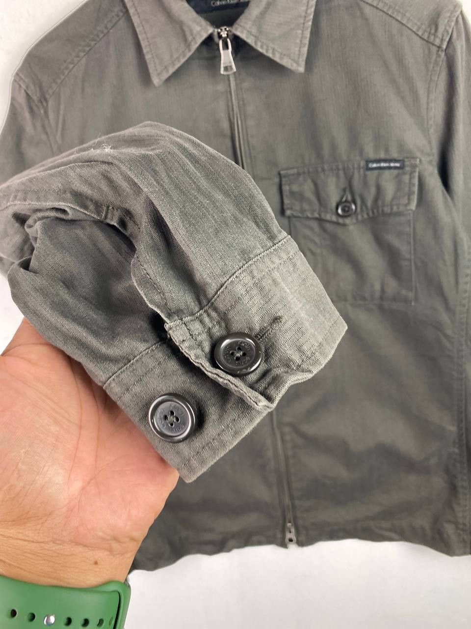 Calvin Klein vintage calvin klein zipper jacket nice design Size US L / EU 52-54 / 3 - 6 Thumbnail