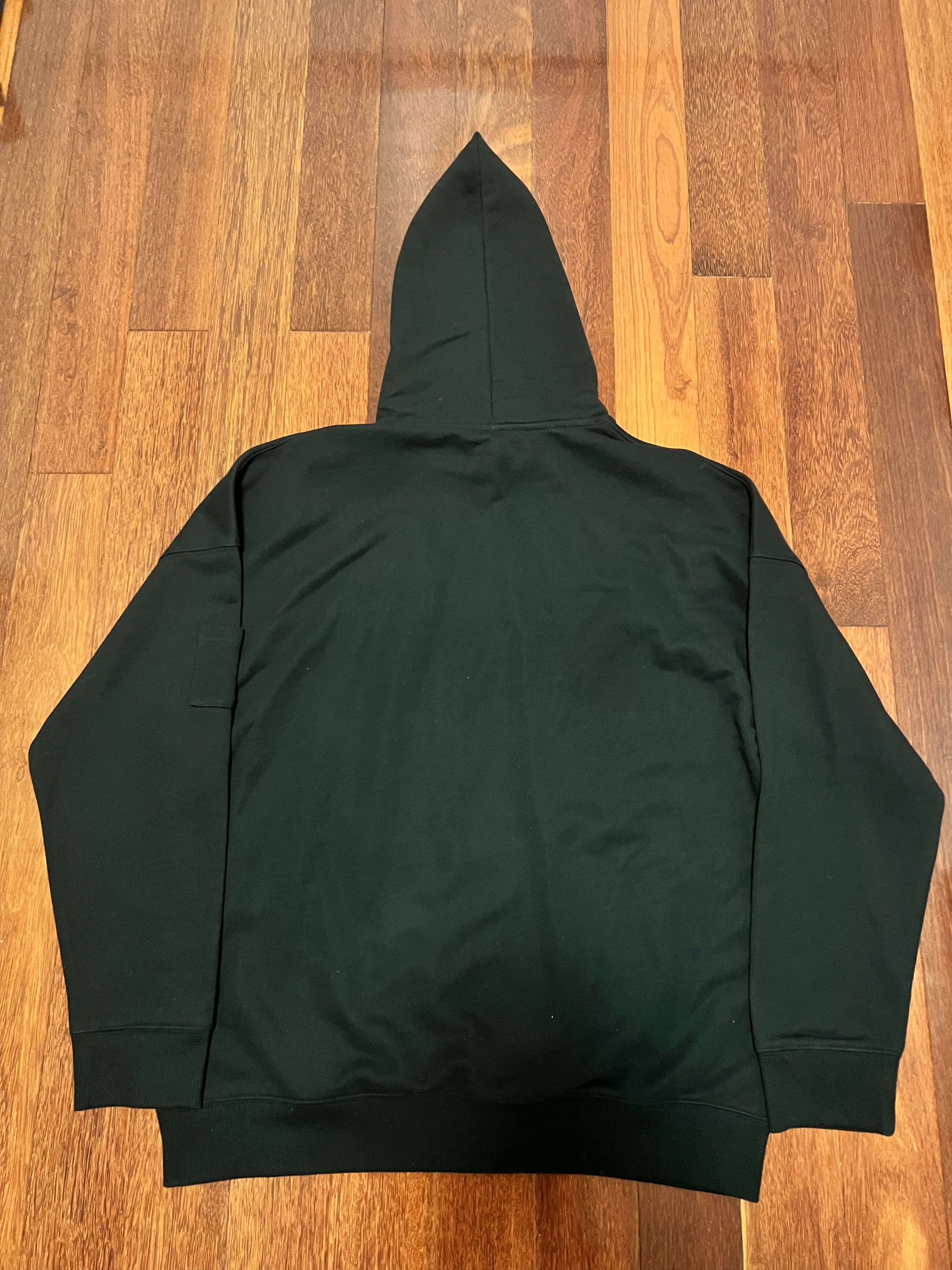 Midnight Studios 💚 FW17-18 Midnight Studios Runway Embroidered Black Hoodie Size US M / EU 48-50 / 2 - 6 Thumbnail