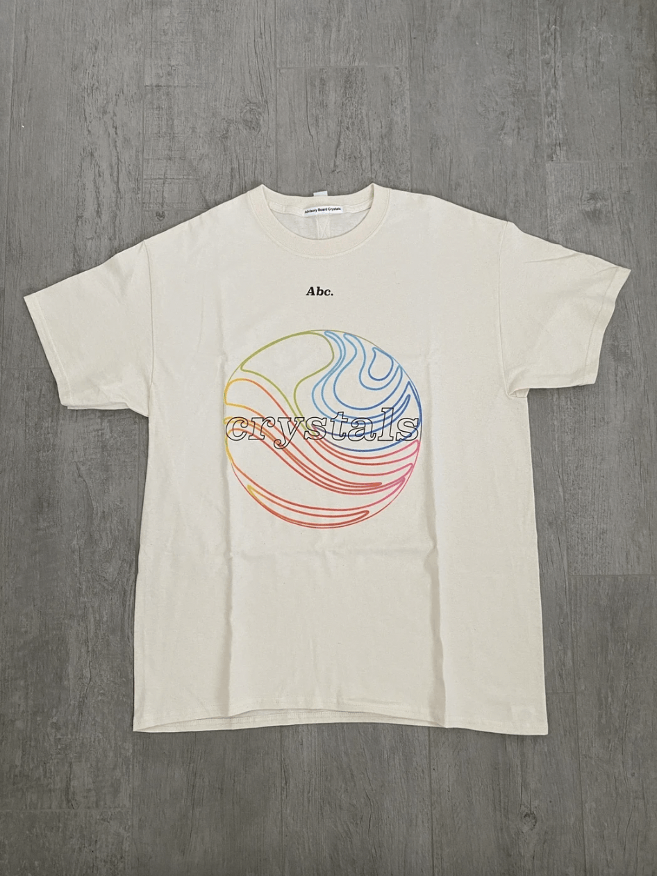 Advisory Board Crystals 💚 SS20 Advisory Board Crystals Rainbow Cream Tee Ecru Size US L / EU 52-54 / 3 - 1 Thumbnail