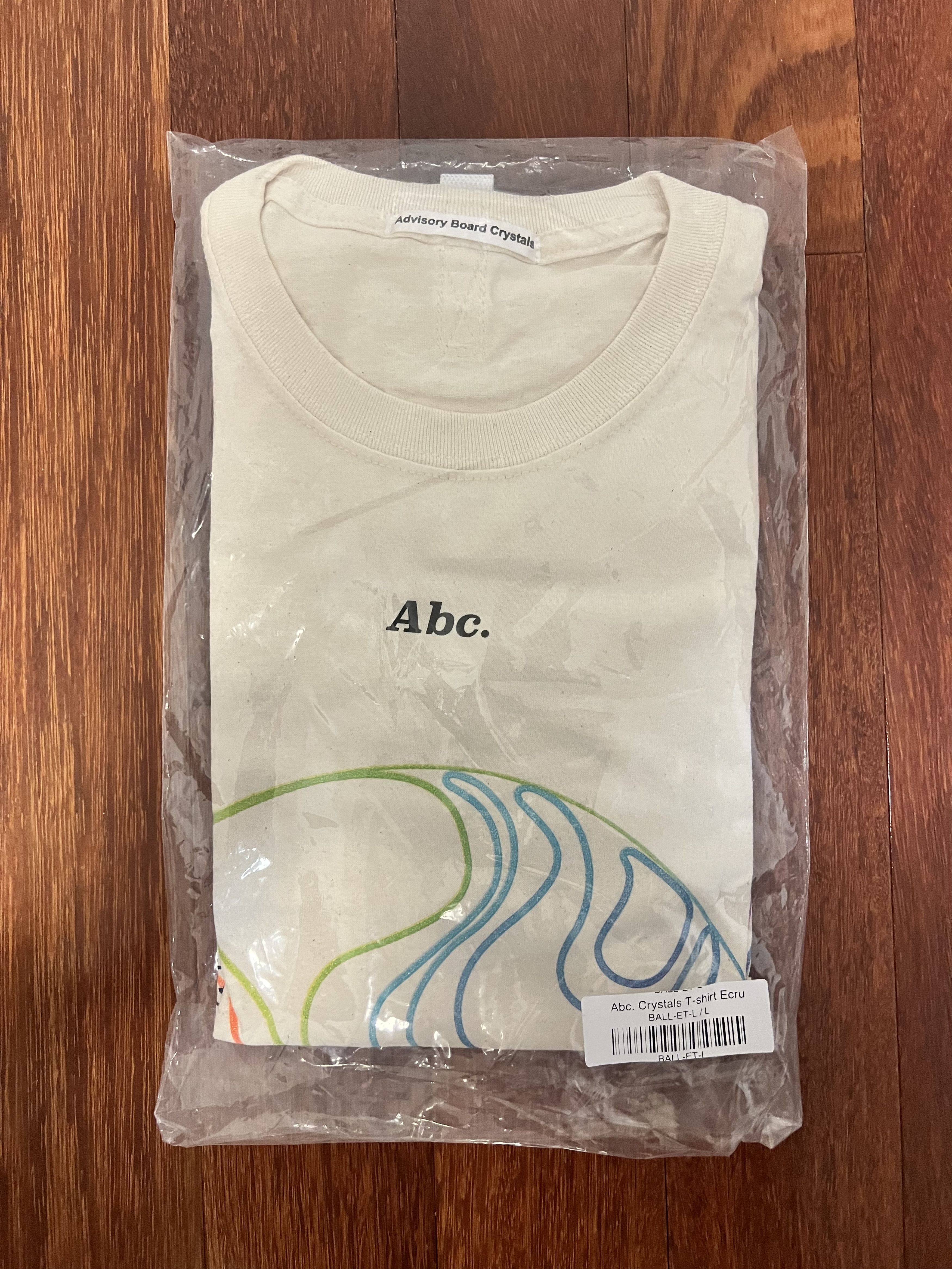 Advisory Board Crystals 💚 SS20 Advisory Board Crystals Rainbow Cream Tee Ecru Size US L / EU 52-54 / 3 - 4 Thumbnail