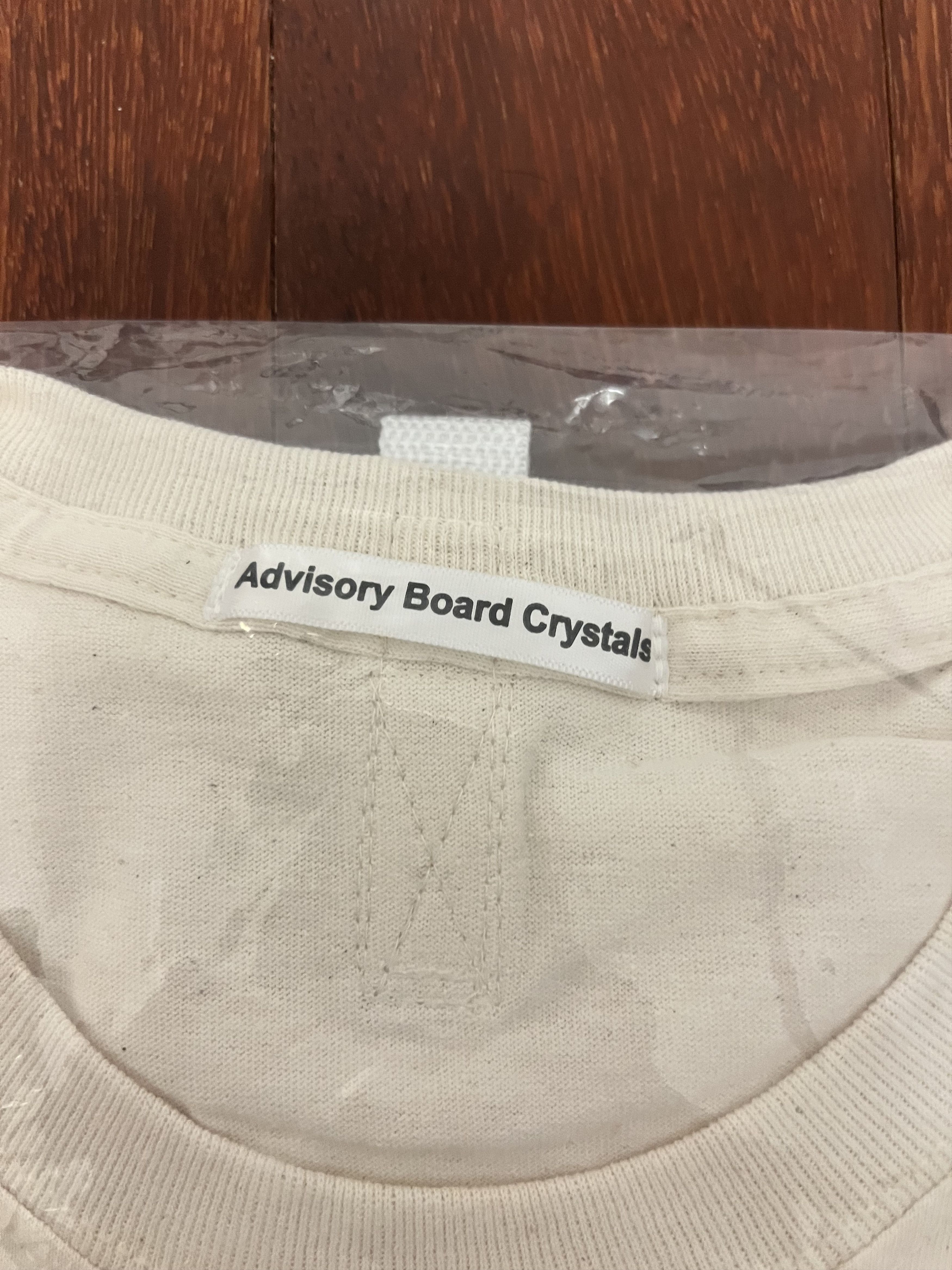 Advisory Board Crystals 💚 SS20 Advisory Board Crystals Rainbow Cream Tee Ecru Size US L / EU 52-54 / 3 - 6 Thumbnail