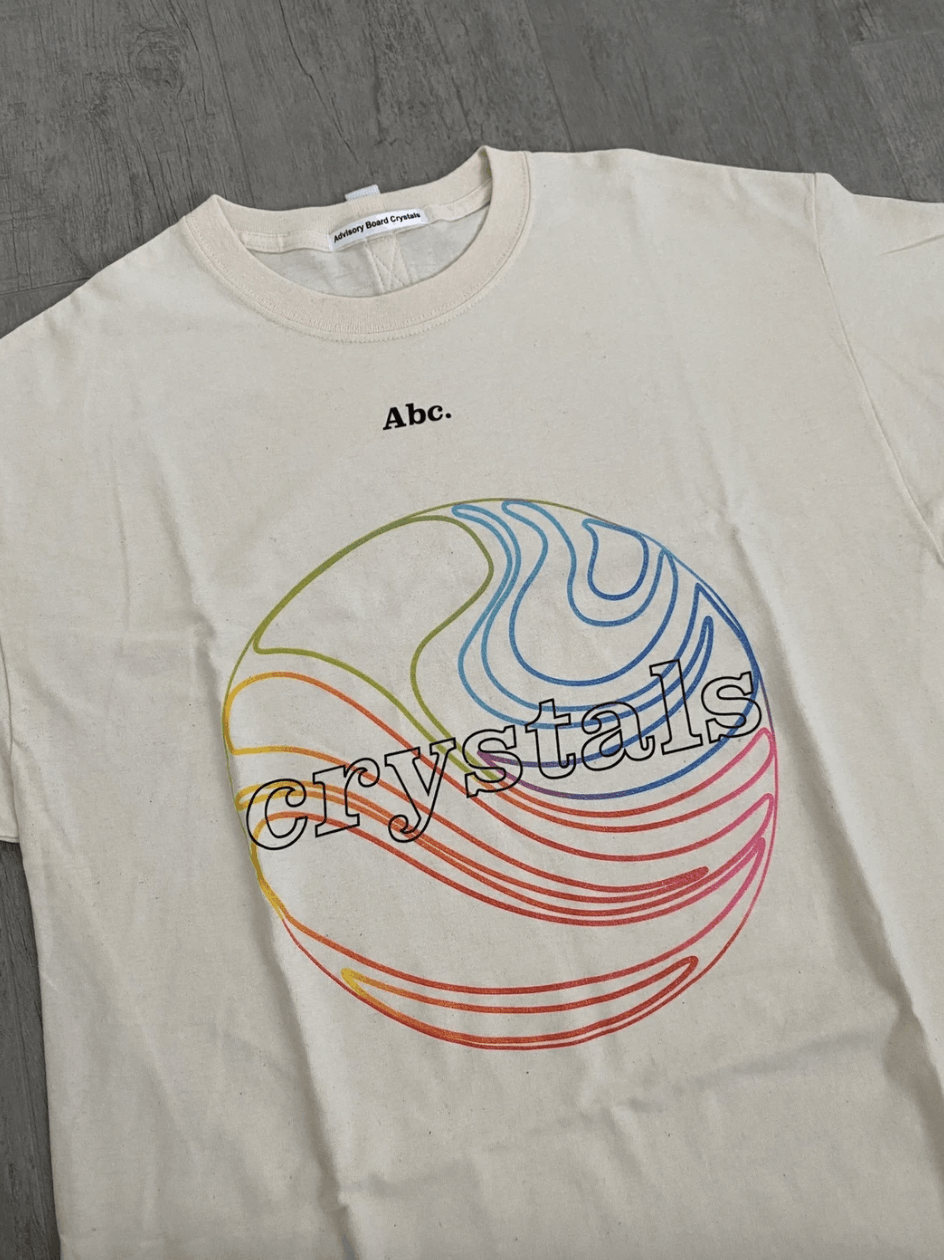 Advisory Board Crystals 💚 SS20 Advisory Board Crystals Rainbow Cream Tee Ecru Size US L / EU 52-54 / 3 - 3 Thumbnail