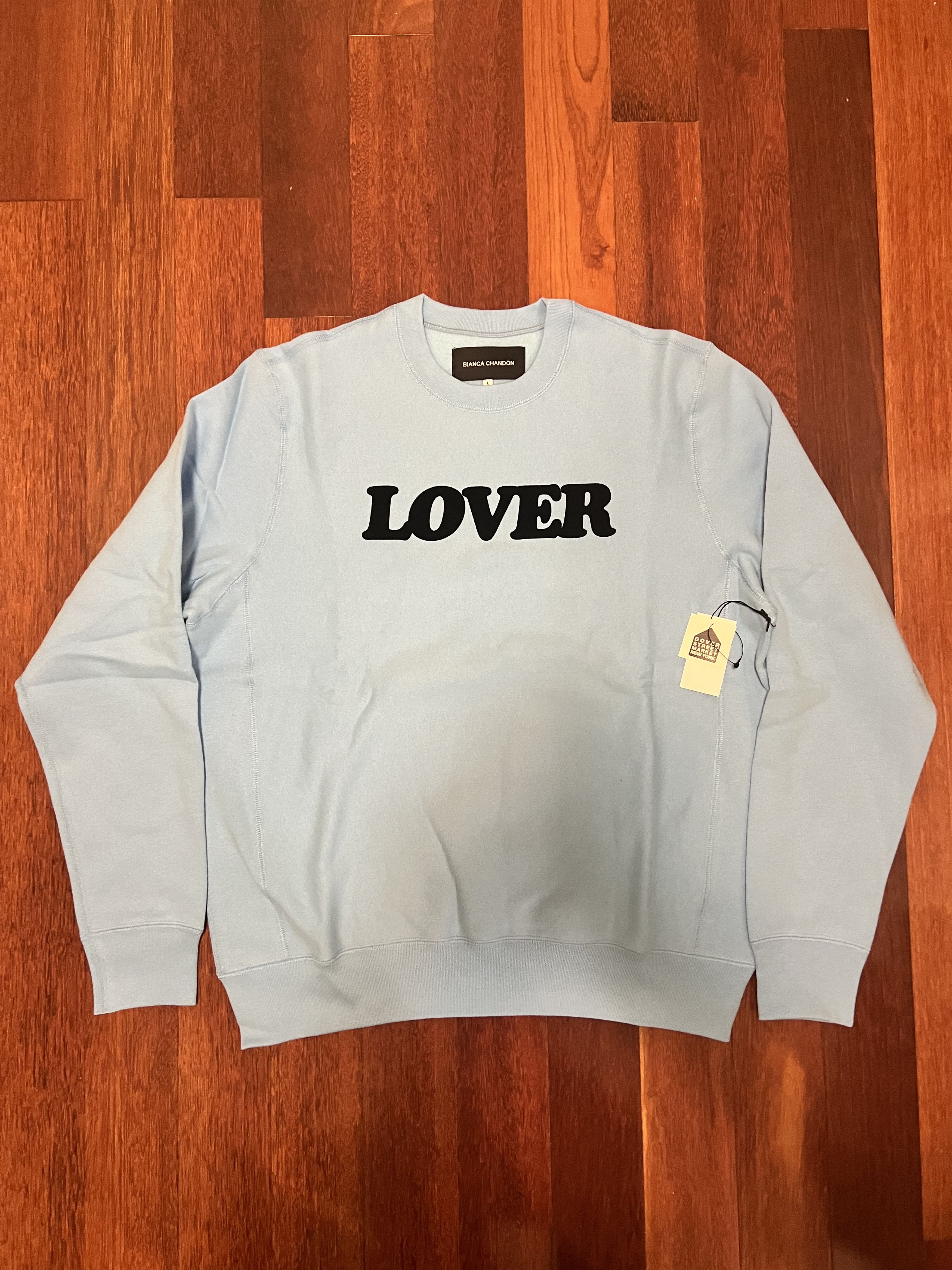 BIANCA CHANDON 💚 Bianca Chandon Lover Crewneck Blue Large NEW Size US L / EU 52-54 / 3 - 2 Thumbnail
