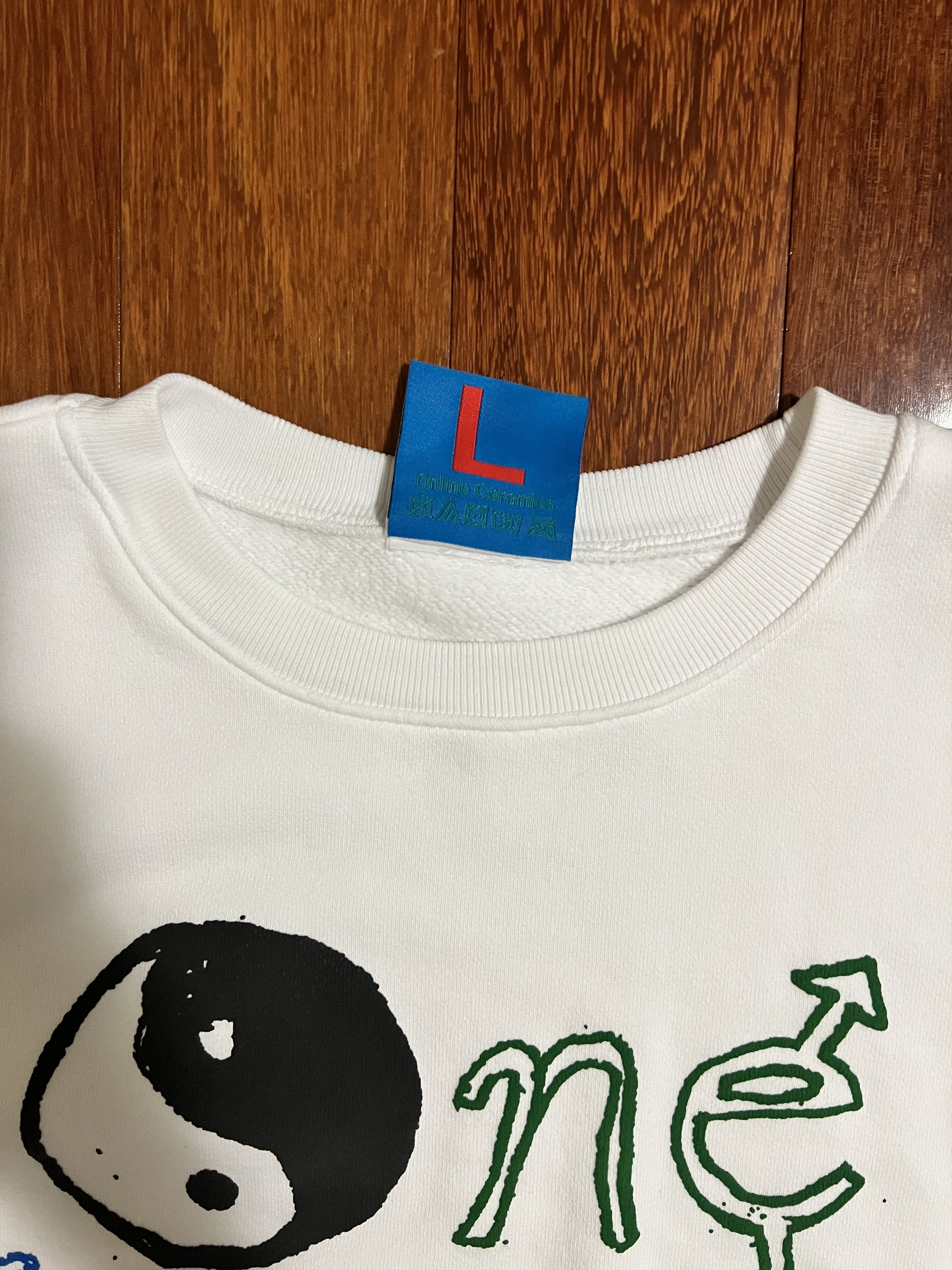 Online Ceramics 💚 2019 Online Ceramics One Love Crewneck Large NEW Size US L / EU 52-54 / 3 - 5 Thumbnail