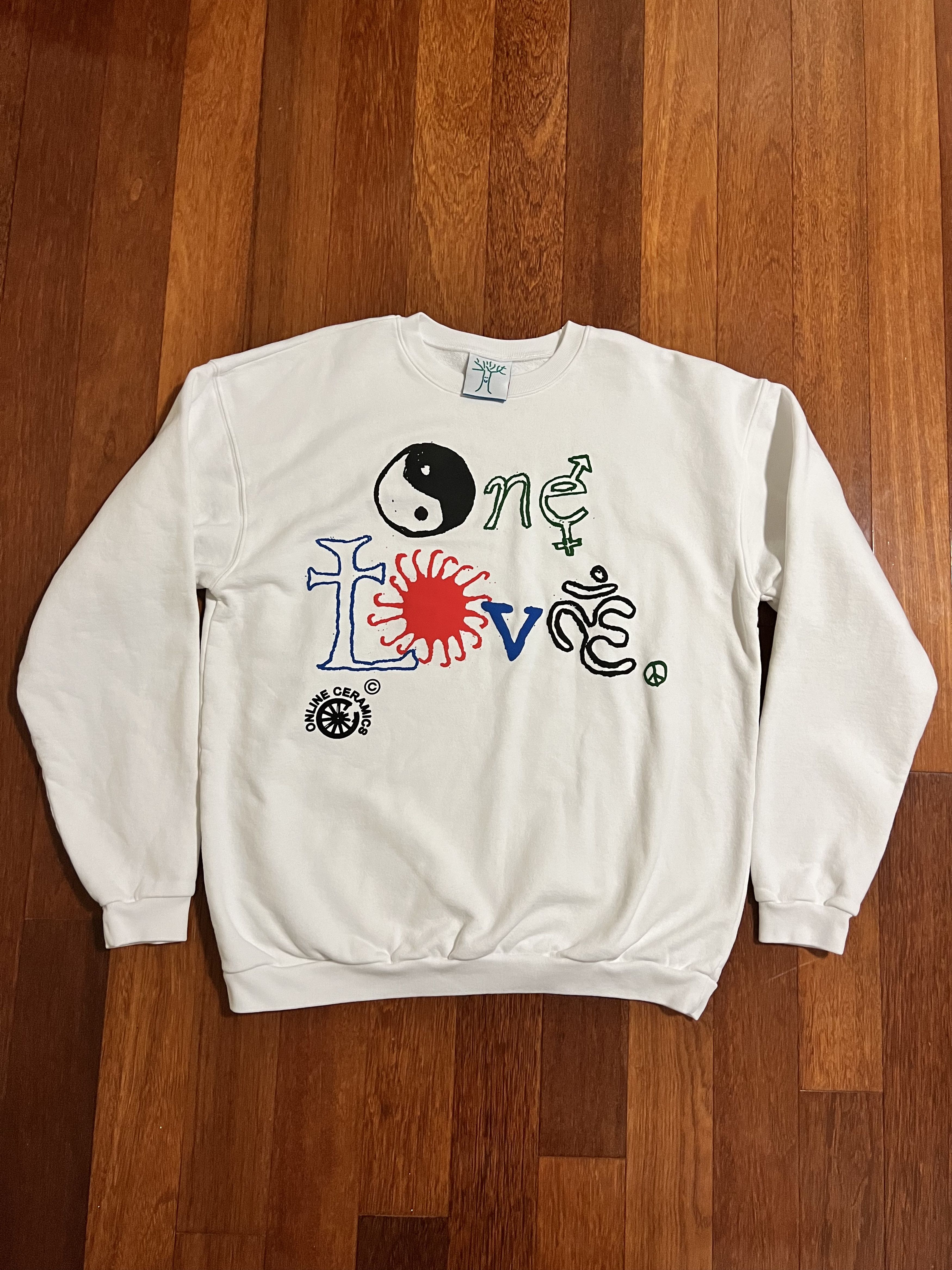 Online Ceramics 💚 2019 Online Ceramics One Love Crewneck Large NEW Size US L / EU 52-54 / 3 - 1 Thumbnail