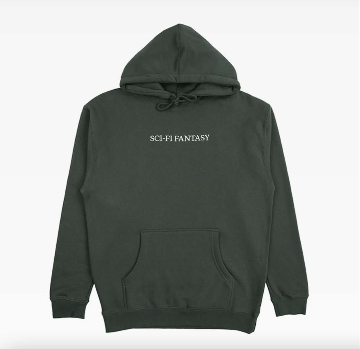 Sci-Fi Fantasy 💚 Sci-Fi Fantasy Embroidered Logo Hoodie Green Large NEW Size US L / EU 52-54 / 3 - 1 Thumbnail