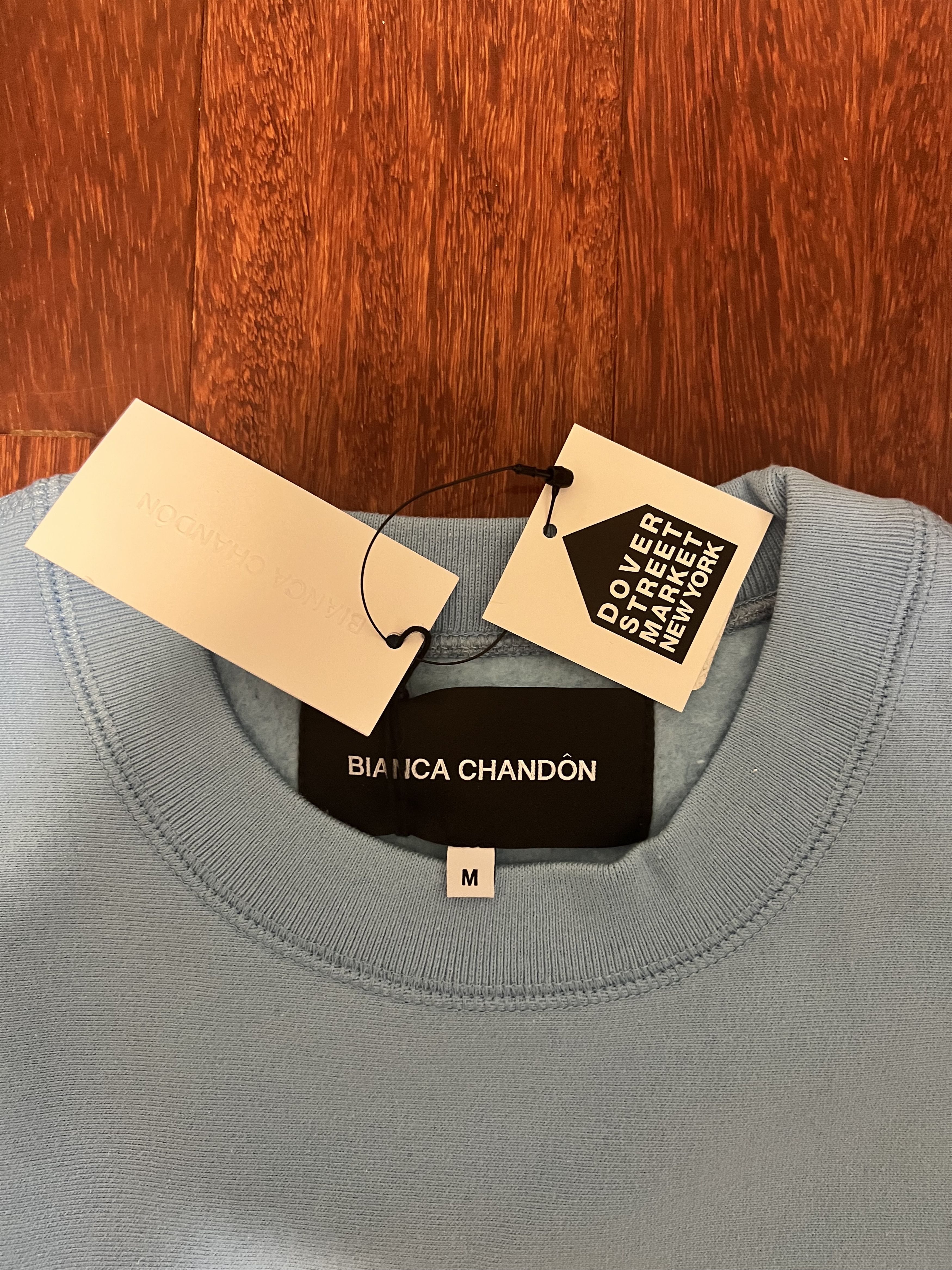 BIANCA CHANDON 💚 Bianca Chandon Lover Crewneck Blue Medium NEW Size US M / EU 48-50 / 2 - 5 Thumbnail