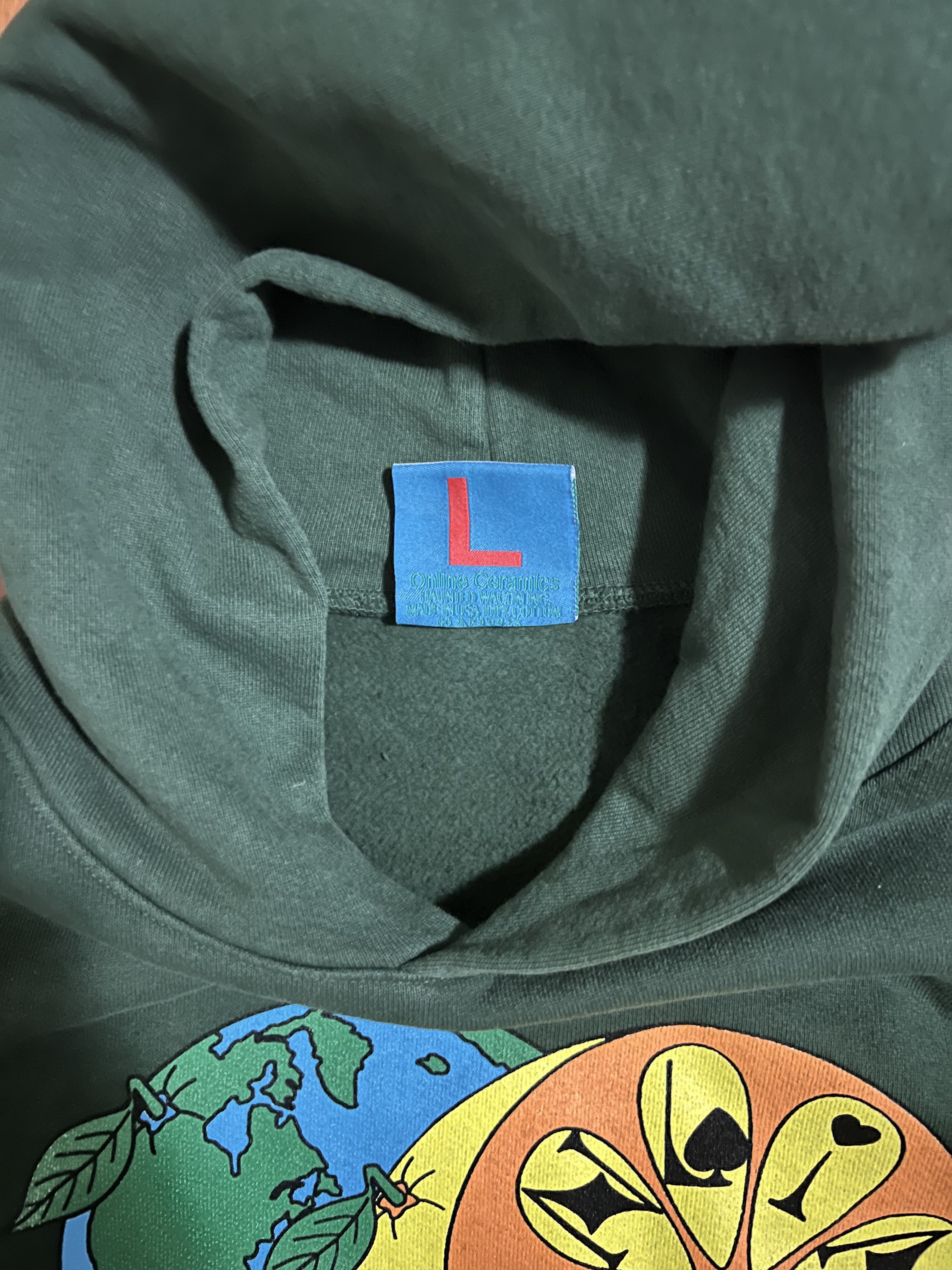 Online Ceramics 💚 2019 Online Ceramics Jester Logo Hoodie Green Large NEW Size US L / EU 52-54 / 3 - 5 Thumbnail