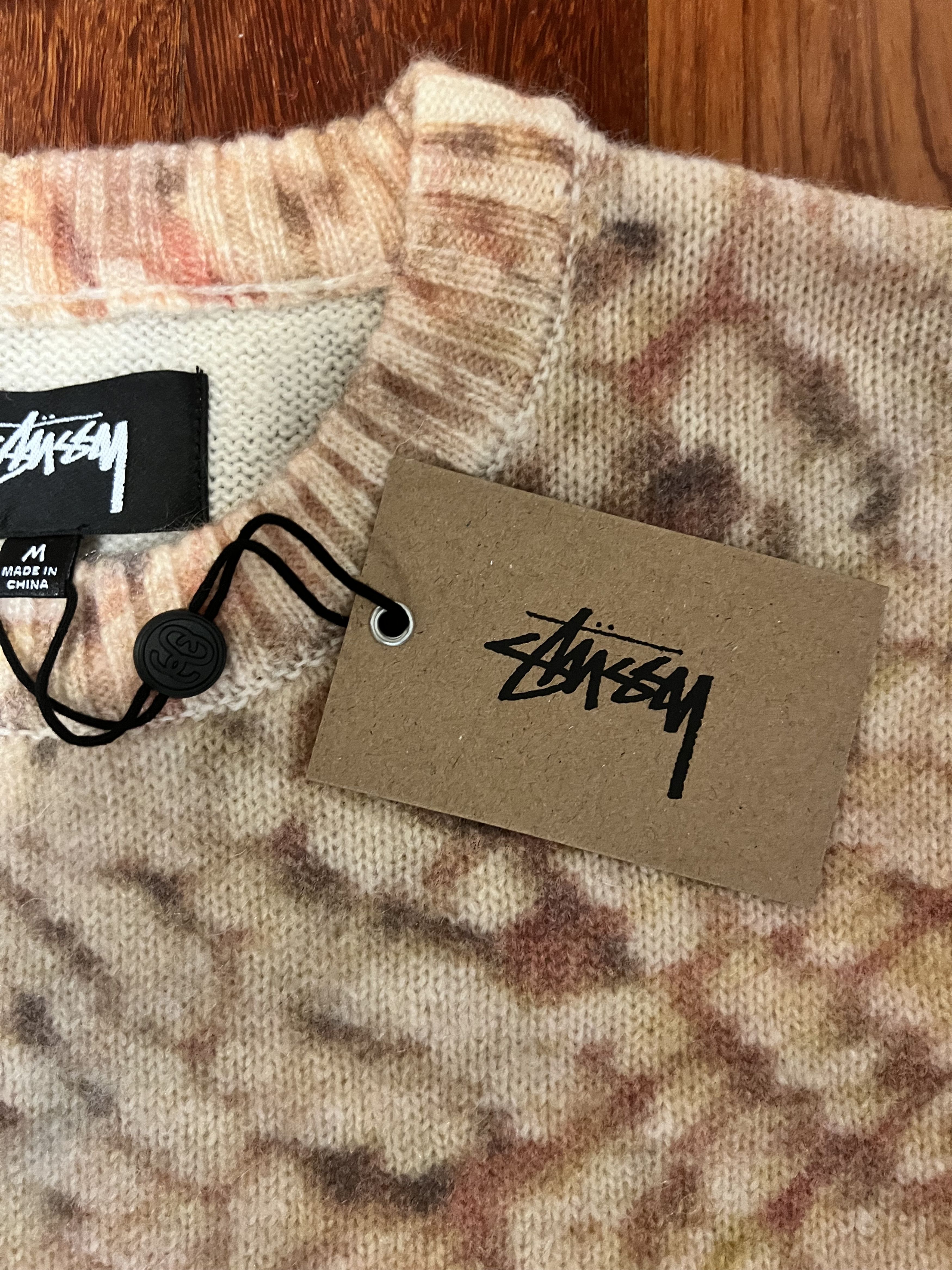 Stussy 💚 SS21 Stussy Wings Print Sweater Medium NEW Size US M / EU 48-50 / 2 - 6 Thumbnail