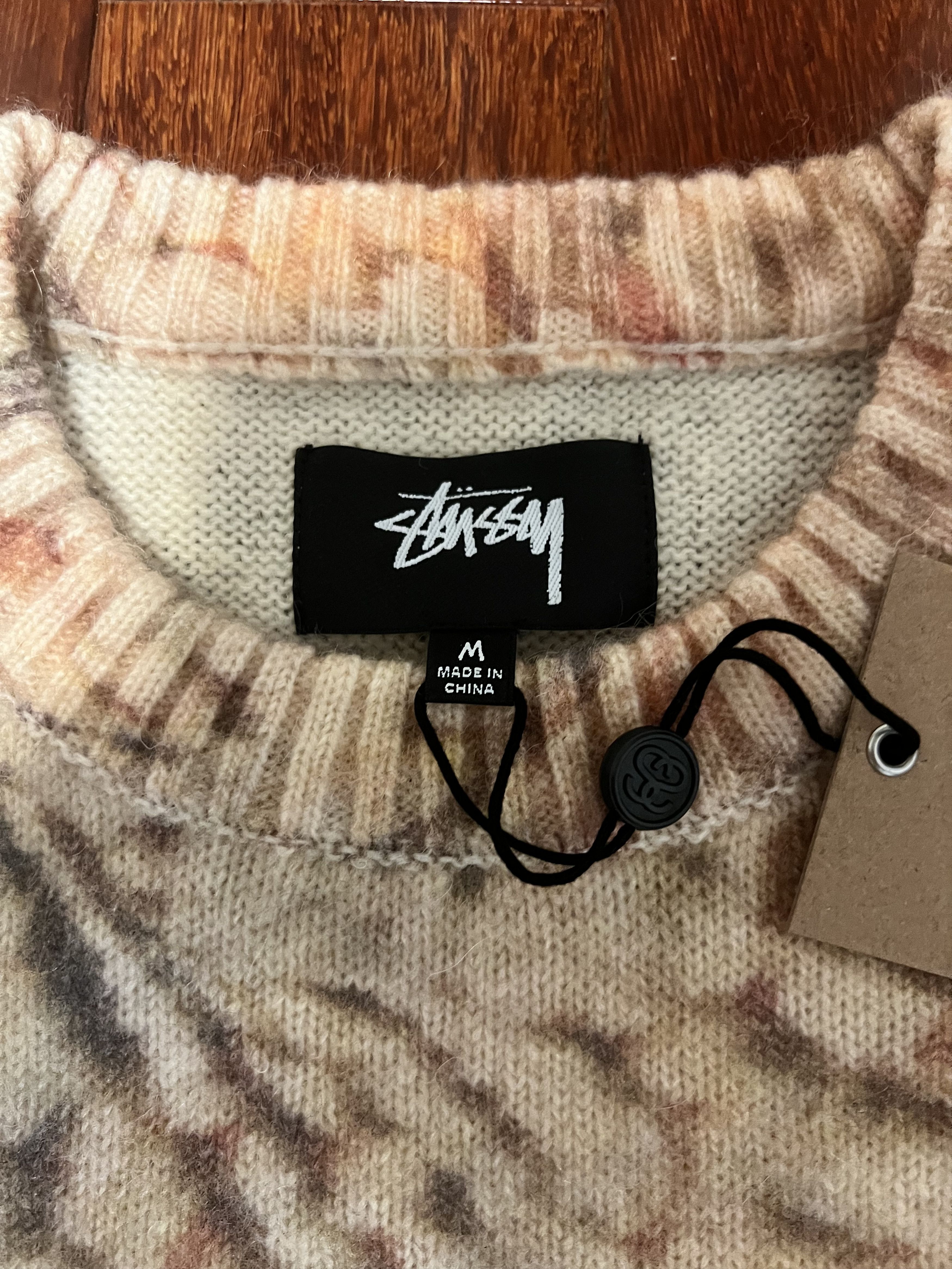 Stussy 💚 SS21 Stussy Wings Print Sweater Medium NEW Size US M / EU 48-50 / 2 - 5 Thumbnail