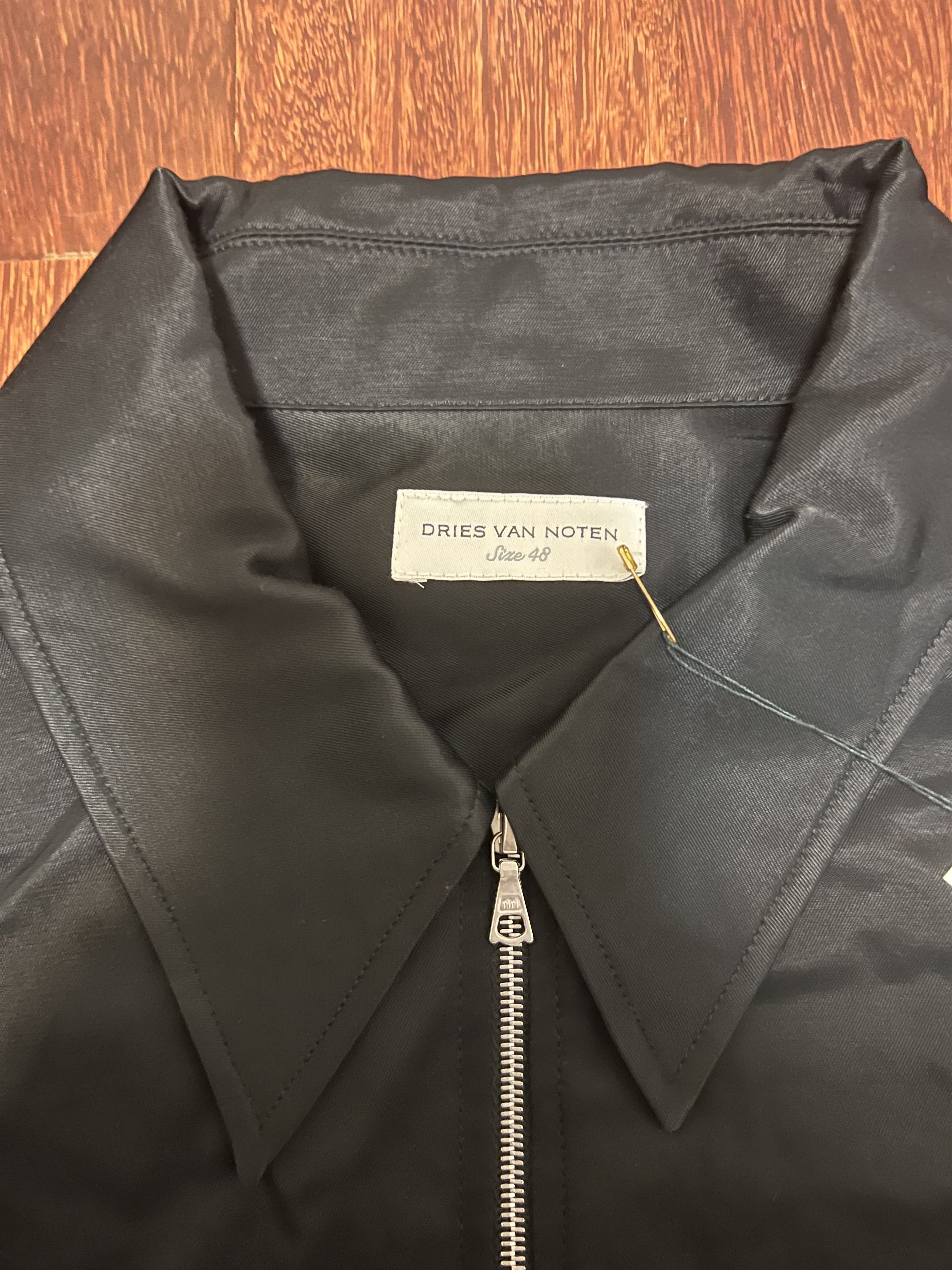 Dries Van Noten 💚 SS20 Dries Van Noten Cilton Shirt Black Medium NEW Size US M / EU 48-50 / 2 - 6 Thumbnail