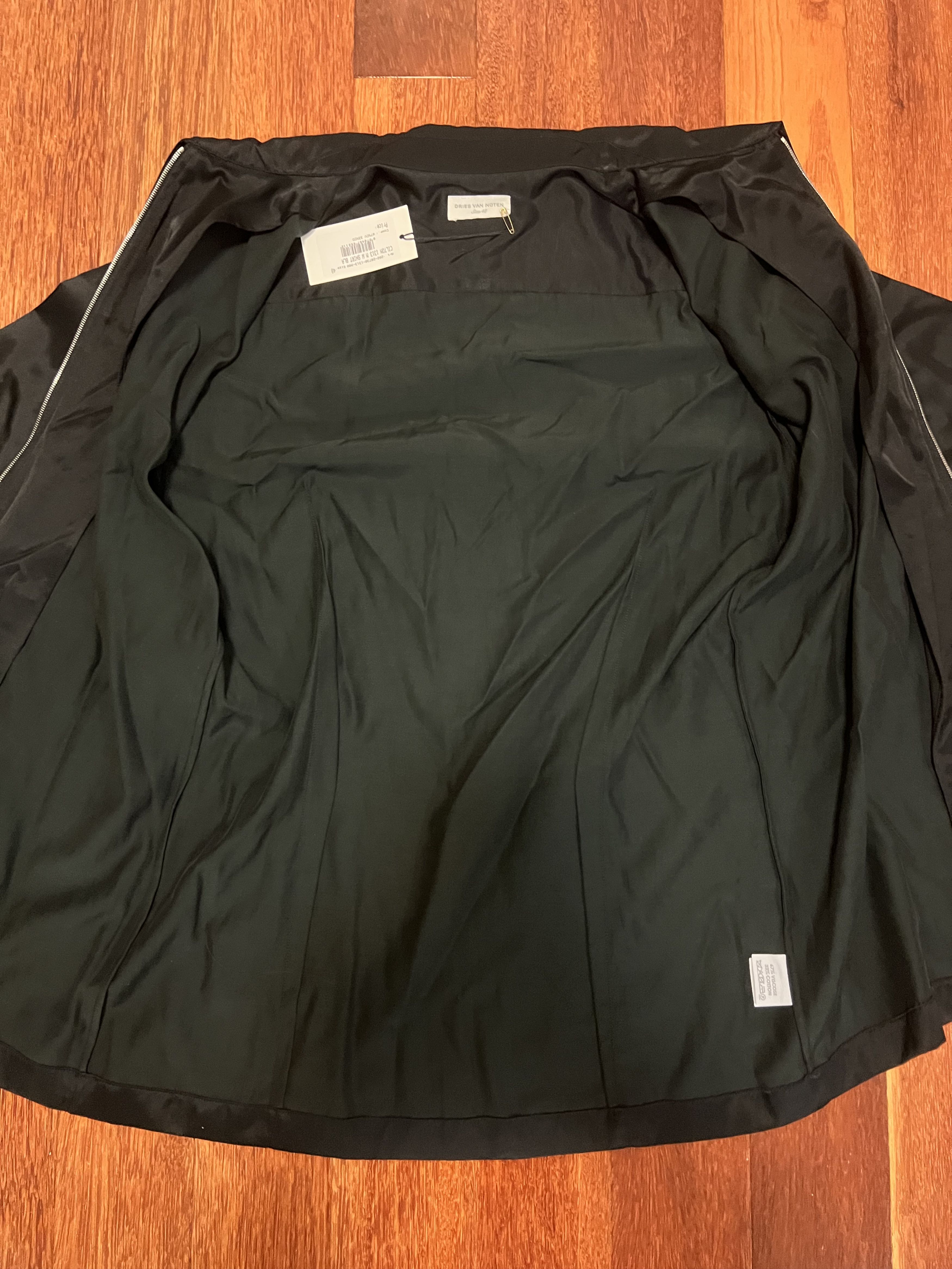 Dries Van Noten 💚 SS20 Dries Van Noten Cilton Shirt Black Medium NEW Size US M / EU 48-50 / 2 - 11 Thumbnail