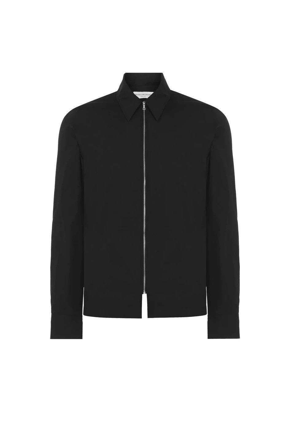 Dries Van Noten 💚 SS20 Dries Van Noten Cilton Shirt Black Medium NEW Size US M / EU 48-50 / 2 - 1 Thumbnail