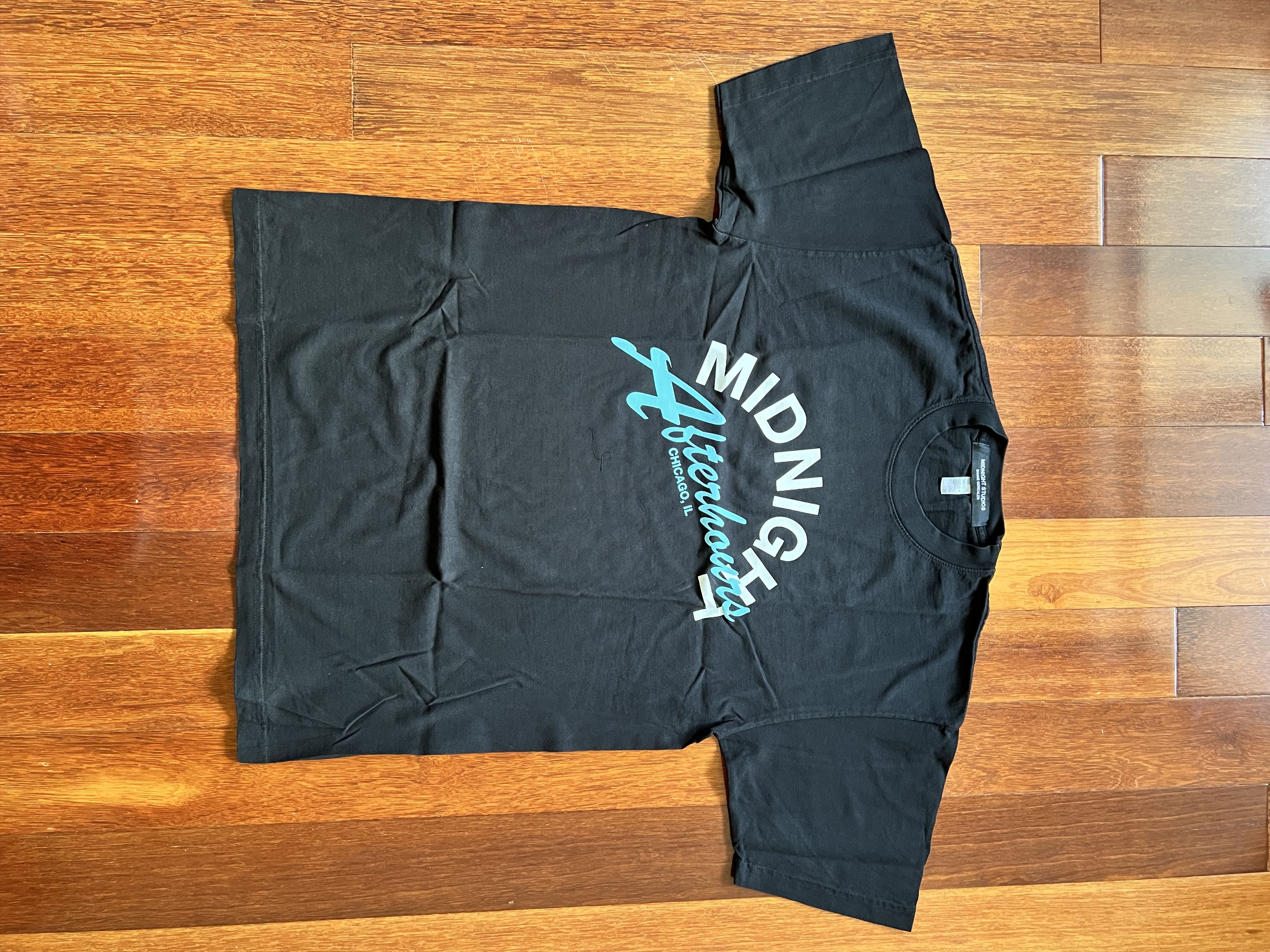 image of Ss20 Midnight Studios Chicago After Hours Tee Black, Men's (Size Medium)