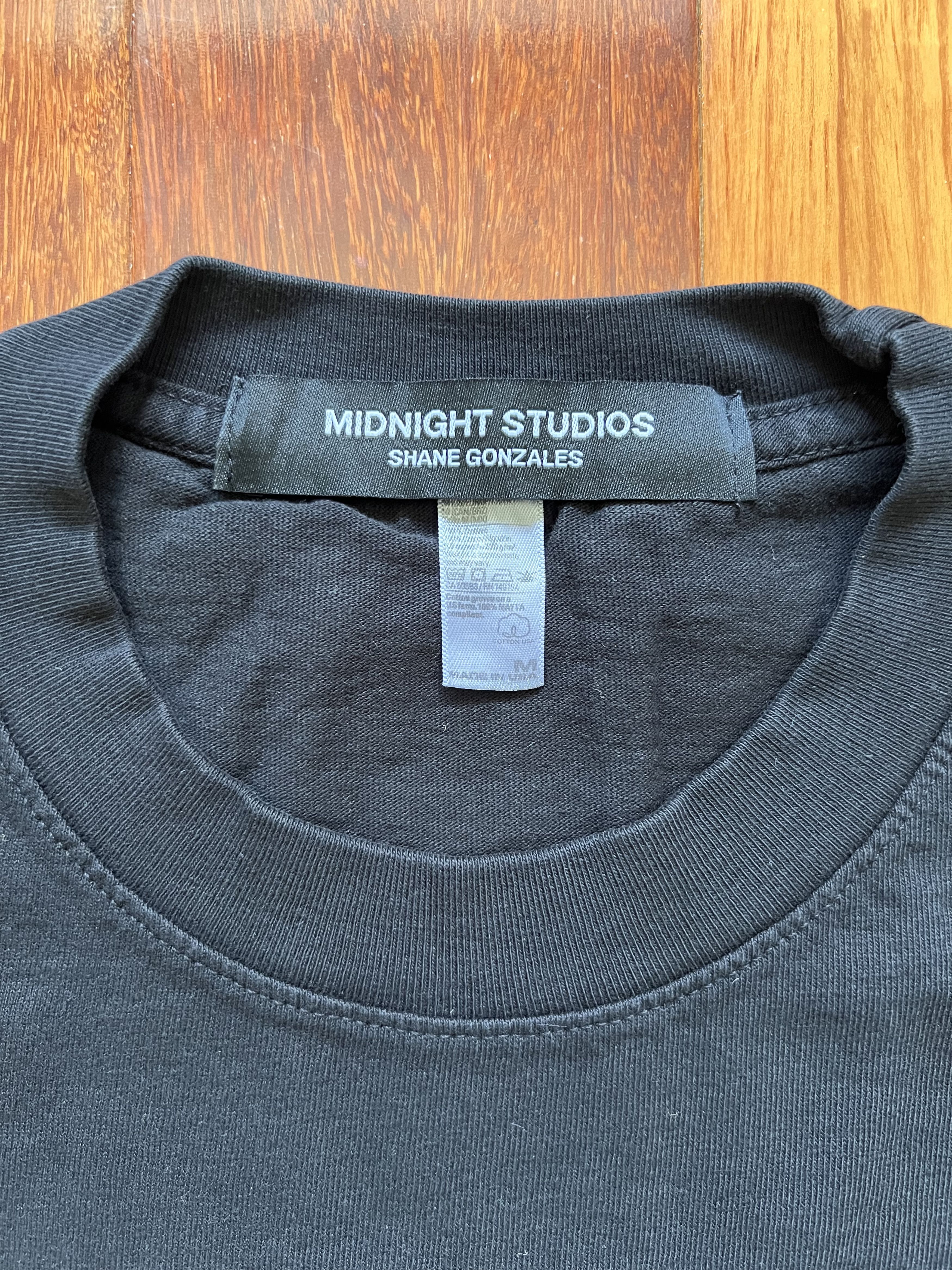 Midnight Studios 💚 Midnight Studios Chicago Pop Up Exclusive Tee Black NEW Size US M / EU 48-50 / 2 - 3 Thumbnail