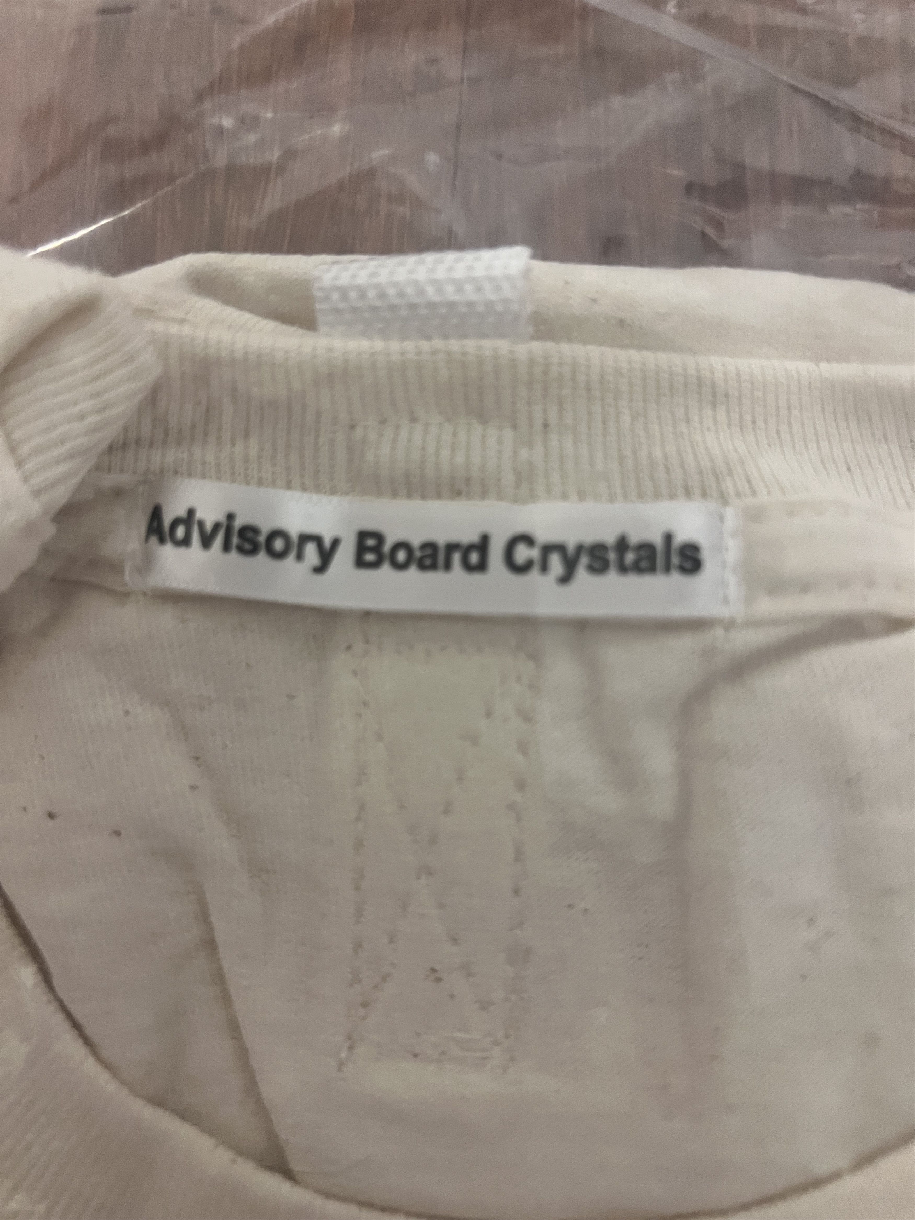 Advisory Board Crystals 💚 SS20 Advisory Board Crystals Rainbow Cream Tee Ecru Size US XL / EU 56 / 4 - 6 Thumbnail
