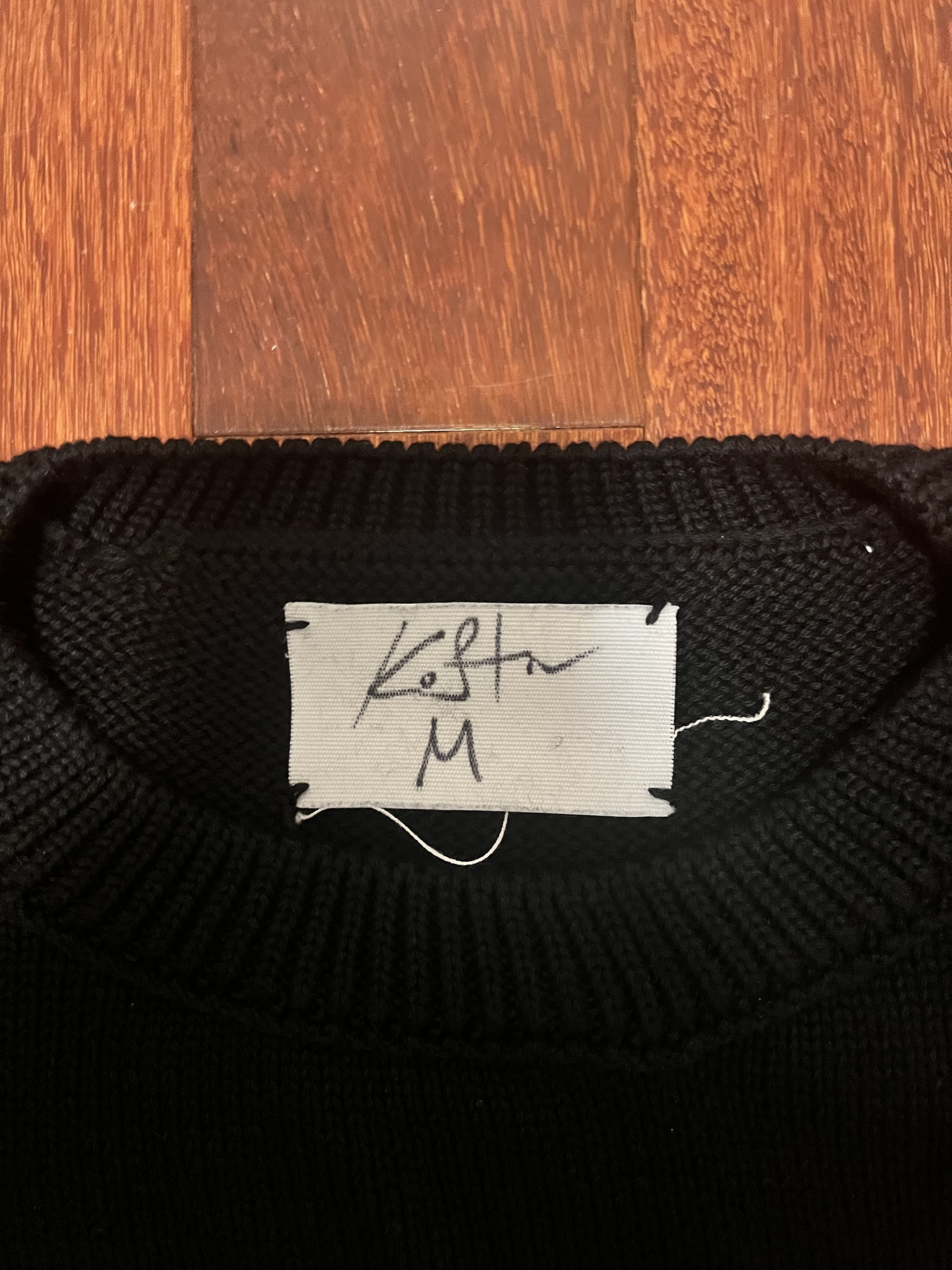 Gleb Kostin Solutions 💚 Gleb Kostin Solutions Bjork Debut Knit Black Medium NEW Size US M / EU 48-50 / 2 - 6 Thumbnail