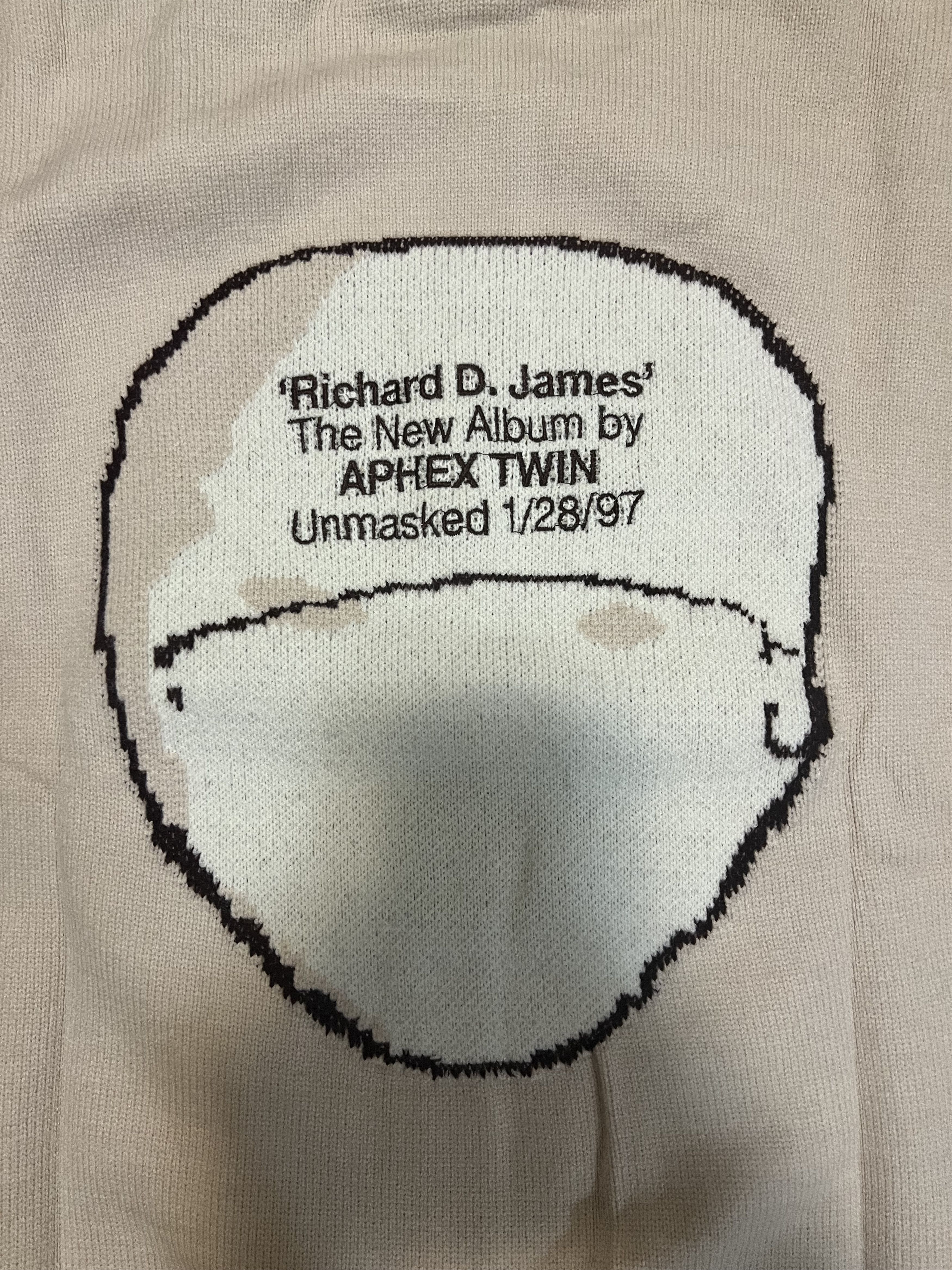 Gleb Kostin Solutions 💚 SS20 Gleb Kostin Solutions Aphex Twin Knit Cream NEW Size US L / EU 52-54 / 3 - 6 Thumbnail